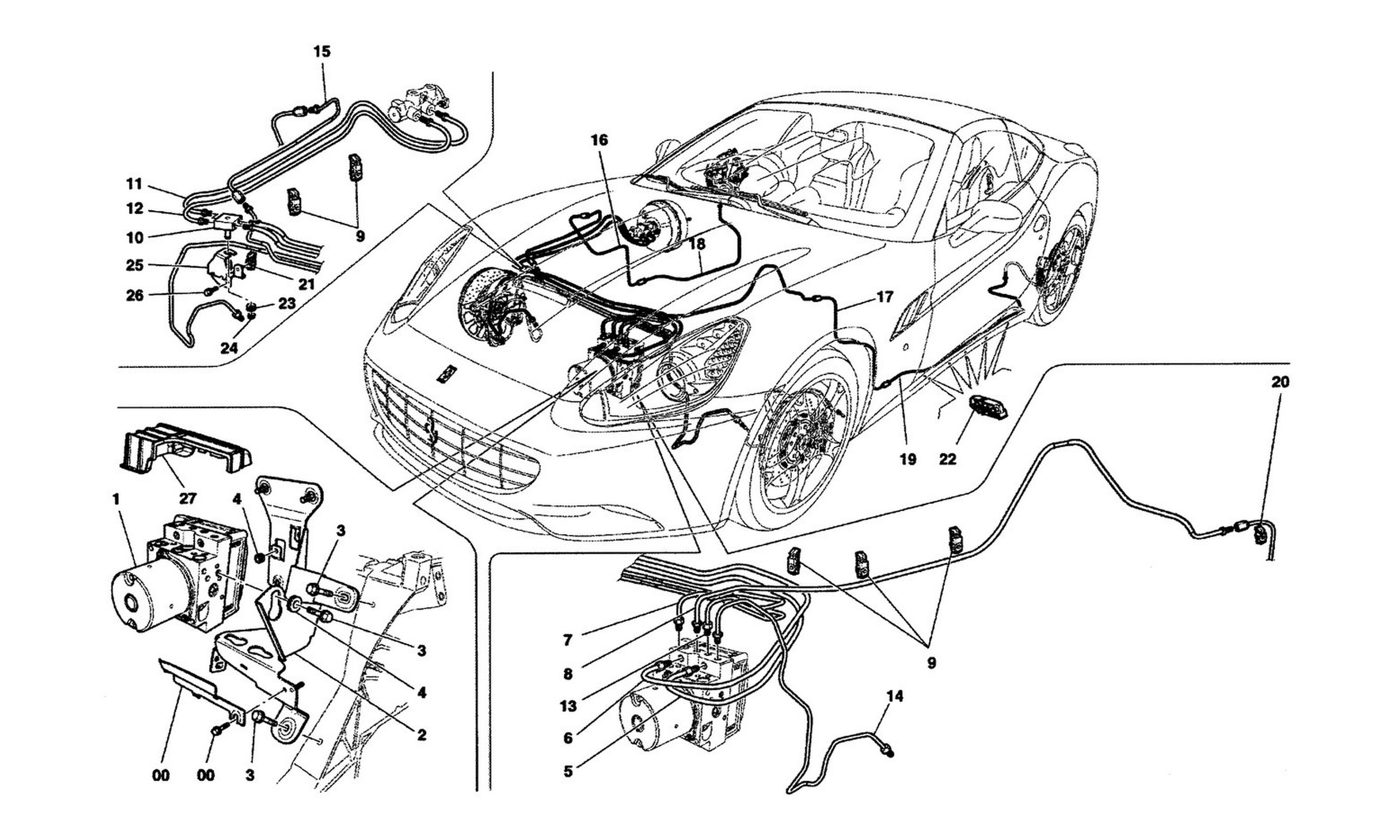 Schematic: Brake System -Valid For Gd-