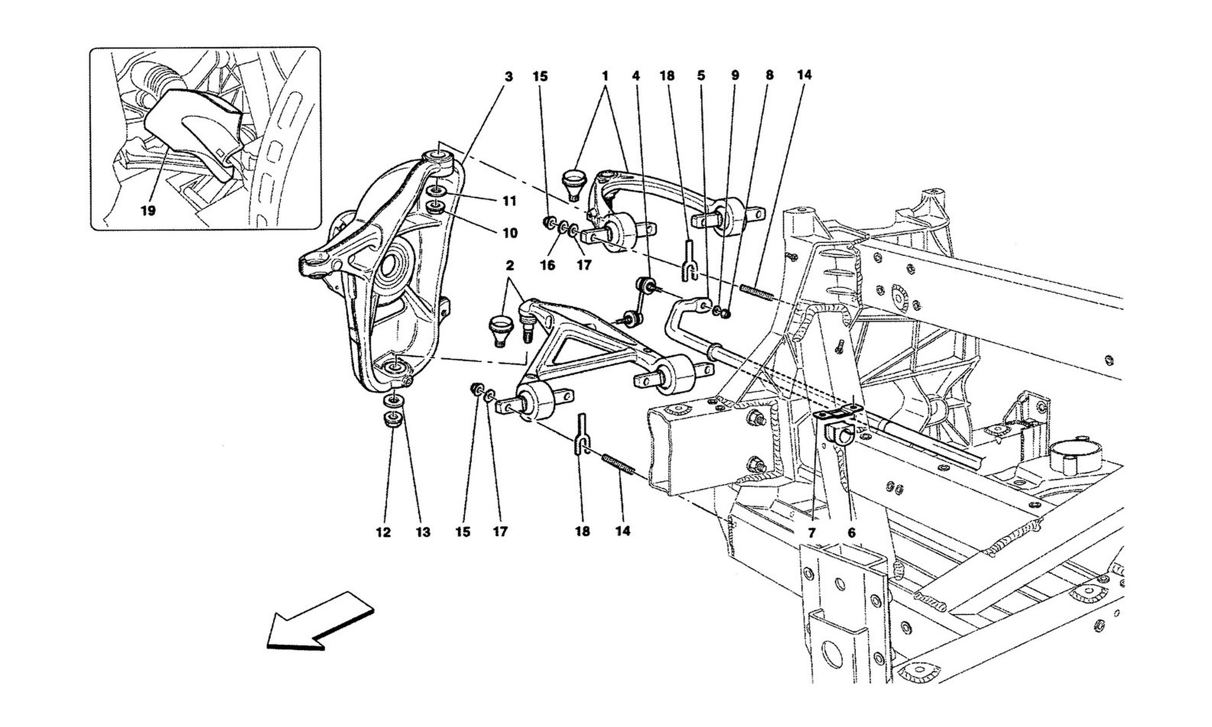 Schematic: Front Suspension