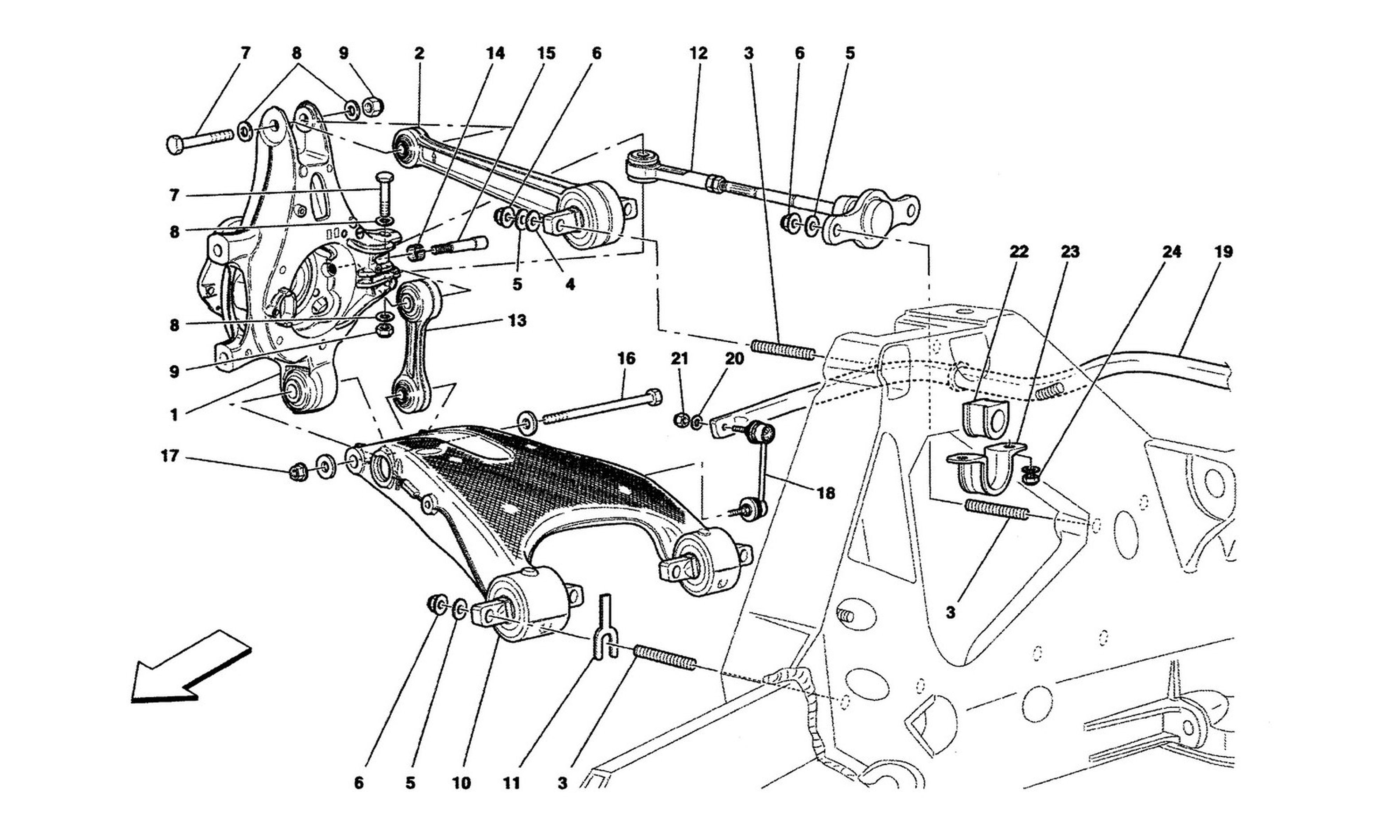 Schematic: Rear Suspension