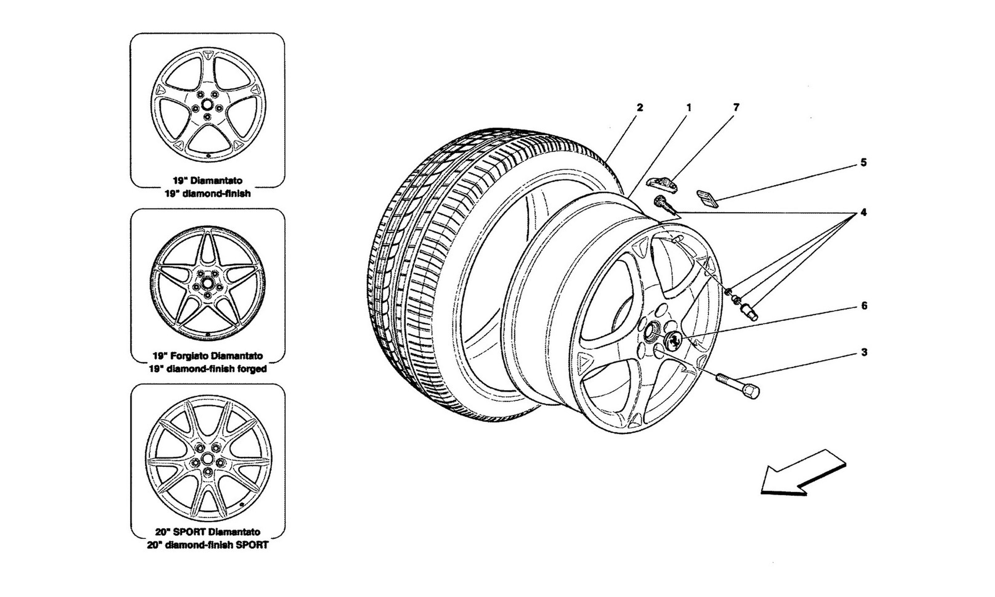 Schematic: Wheels And Tyres