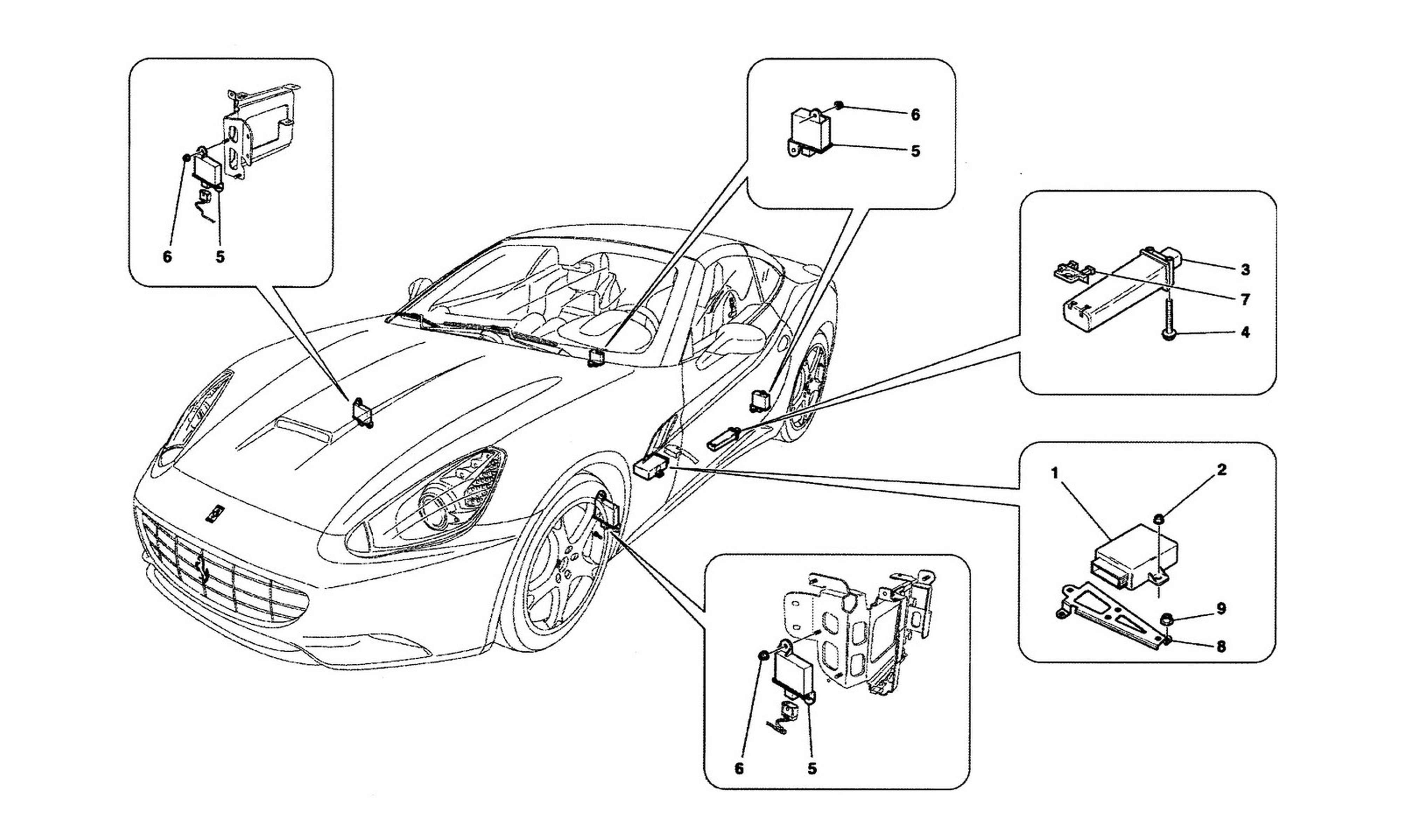 Schematic: Tyres Pressure Monitoring System