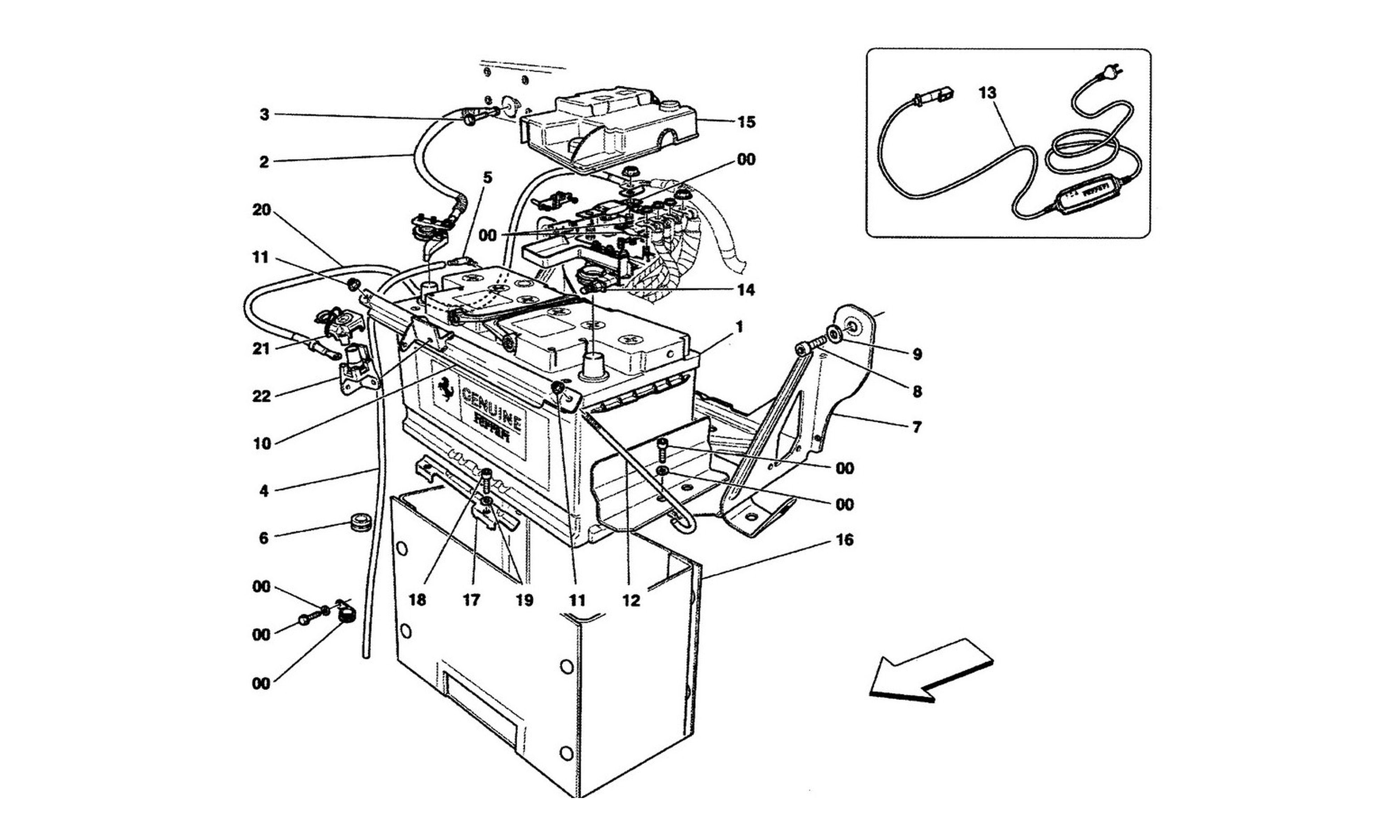 Schematic: Battery