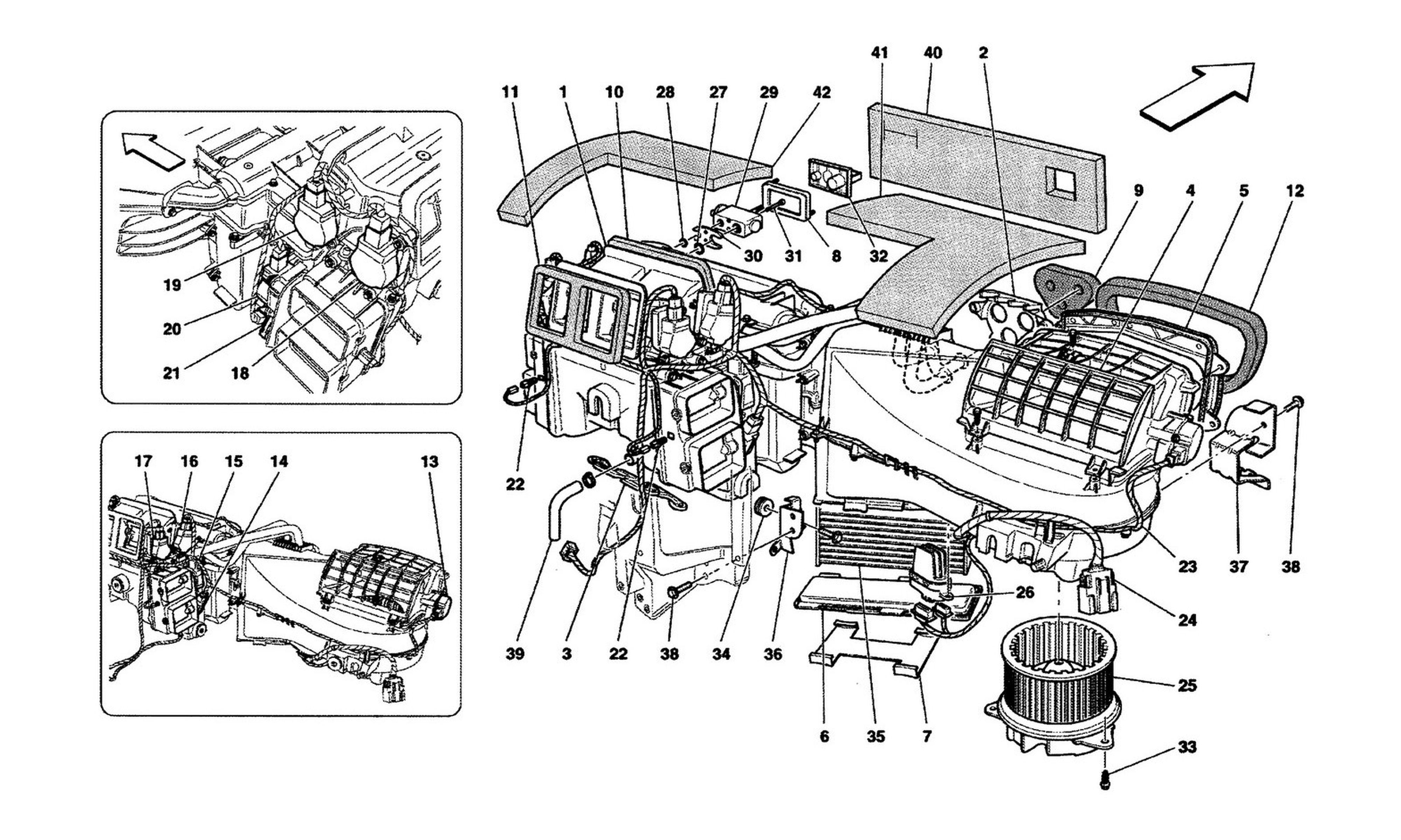 Schematic: A/C Unit: Dashboard Devices