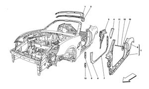 Bodywork And Central Outer Trim Panels