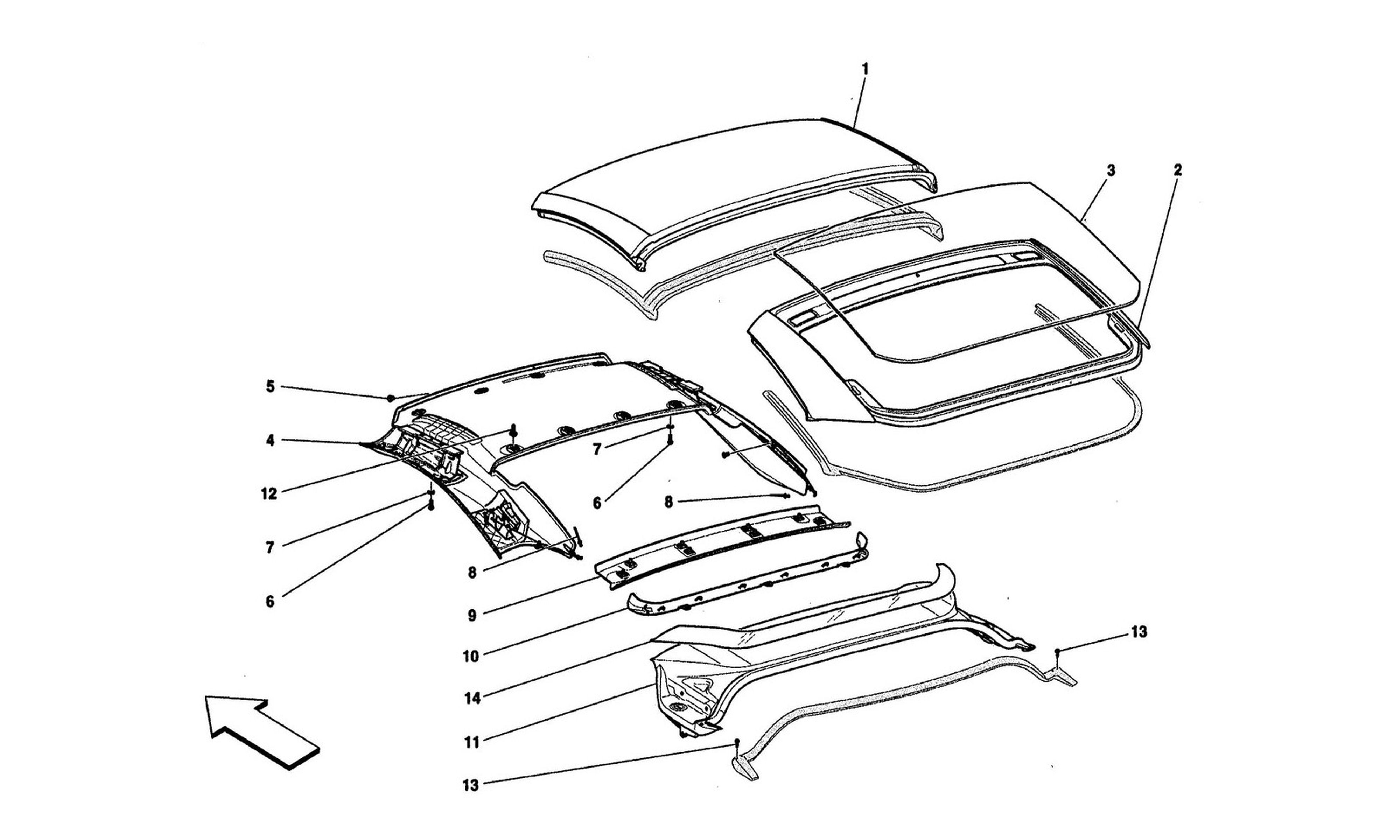 Schematic: Electrical Capote: Linings