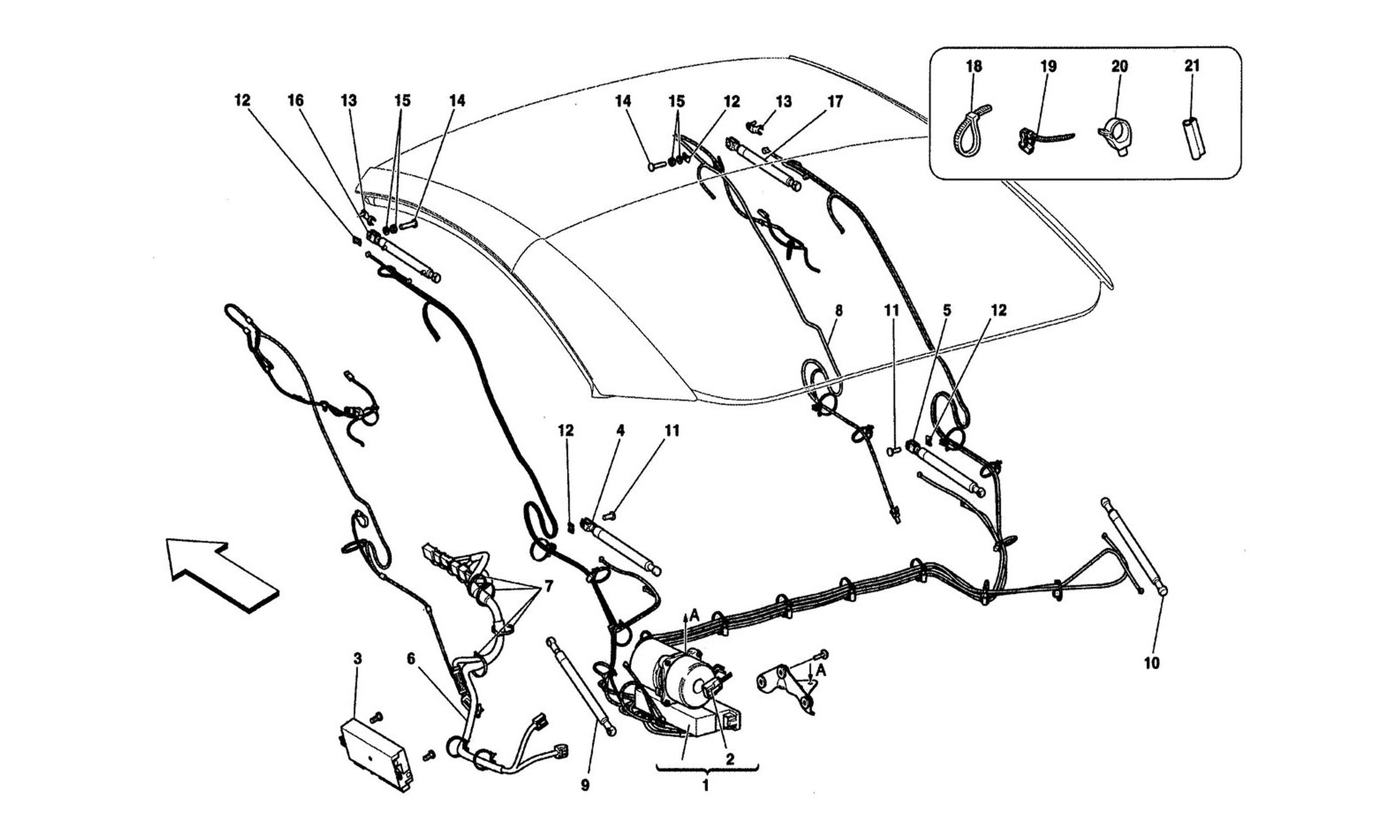 Schematic: Electrical Capote: Hydraulic System