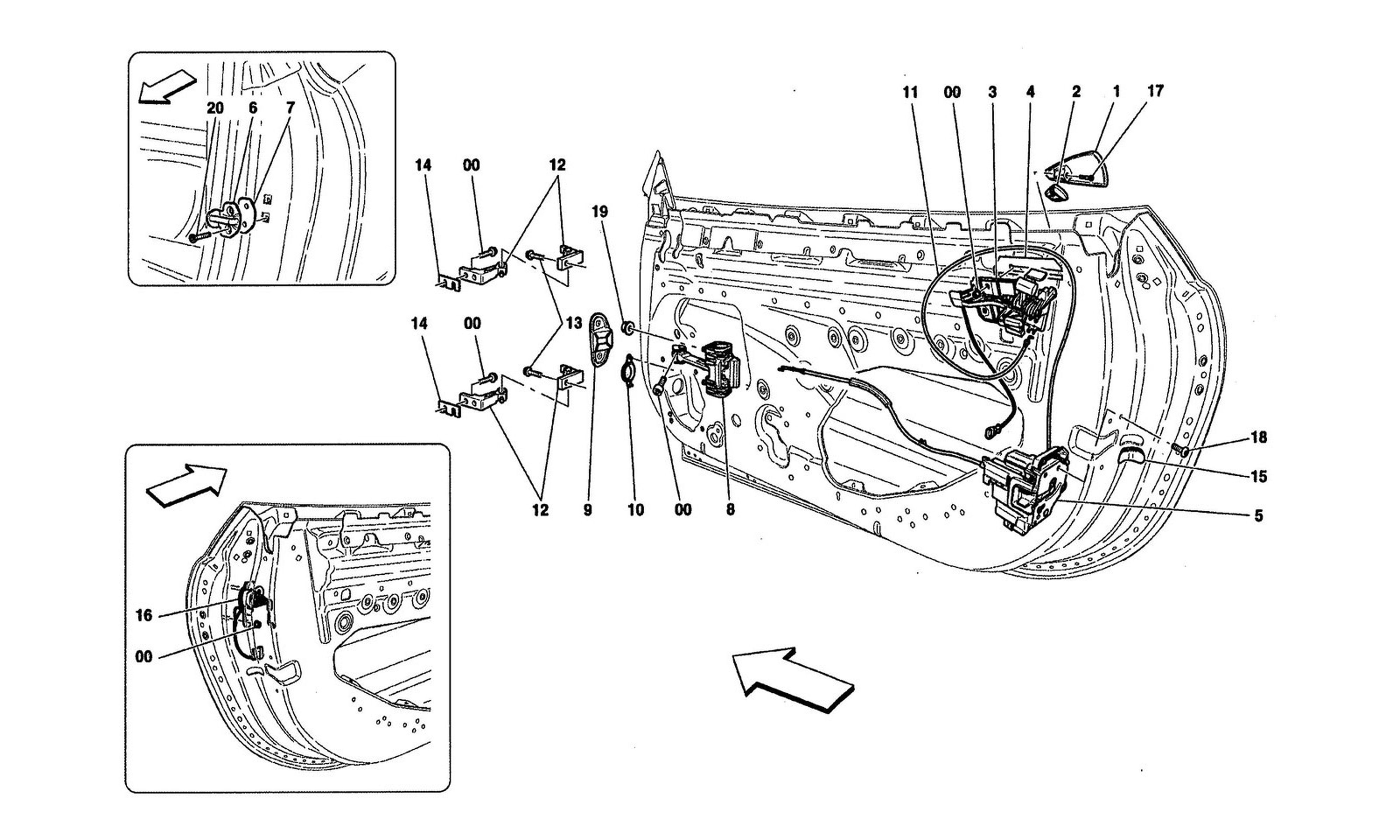 Schematic: Front Doors: Mechanism