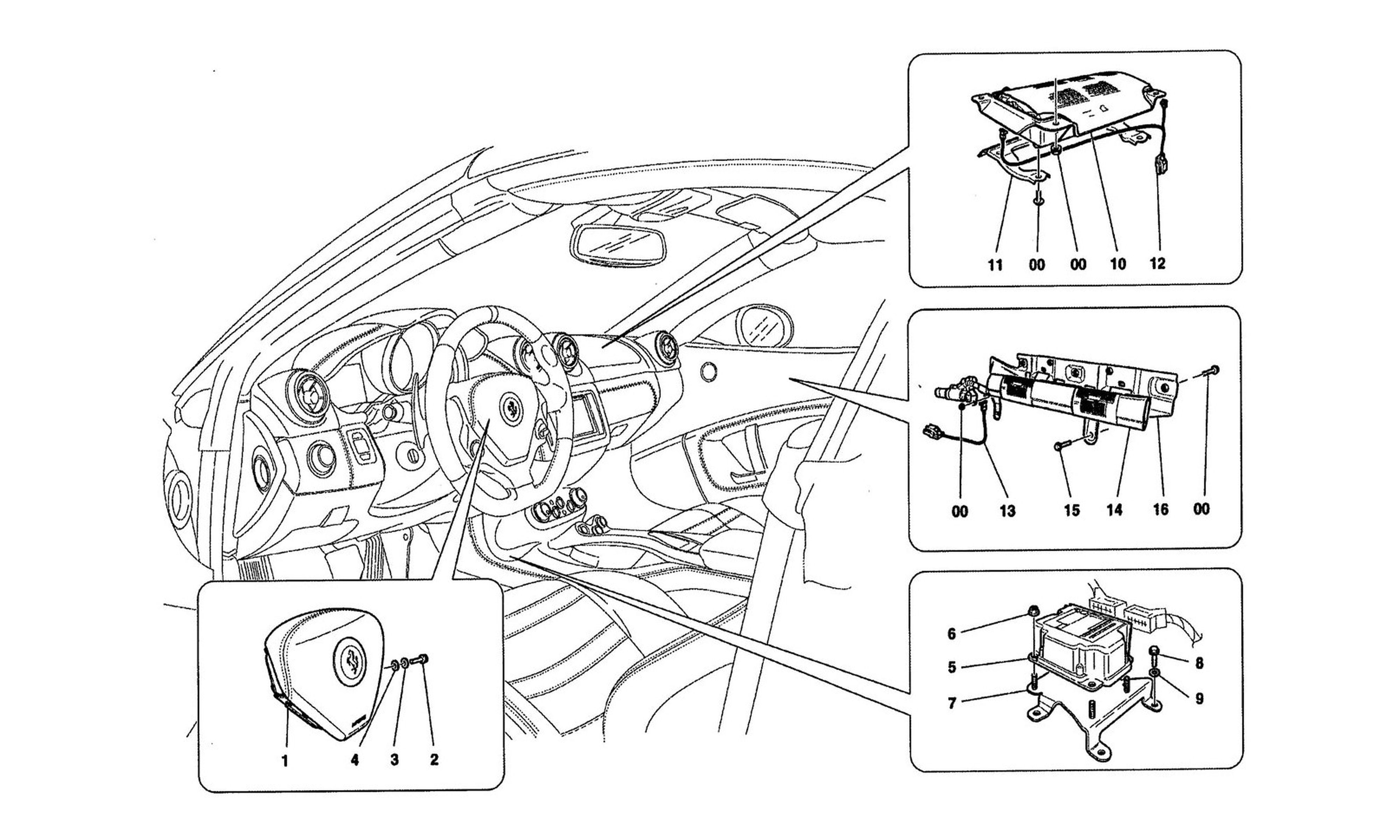 Schematic: Airbag System