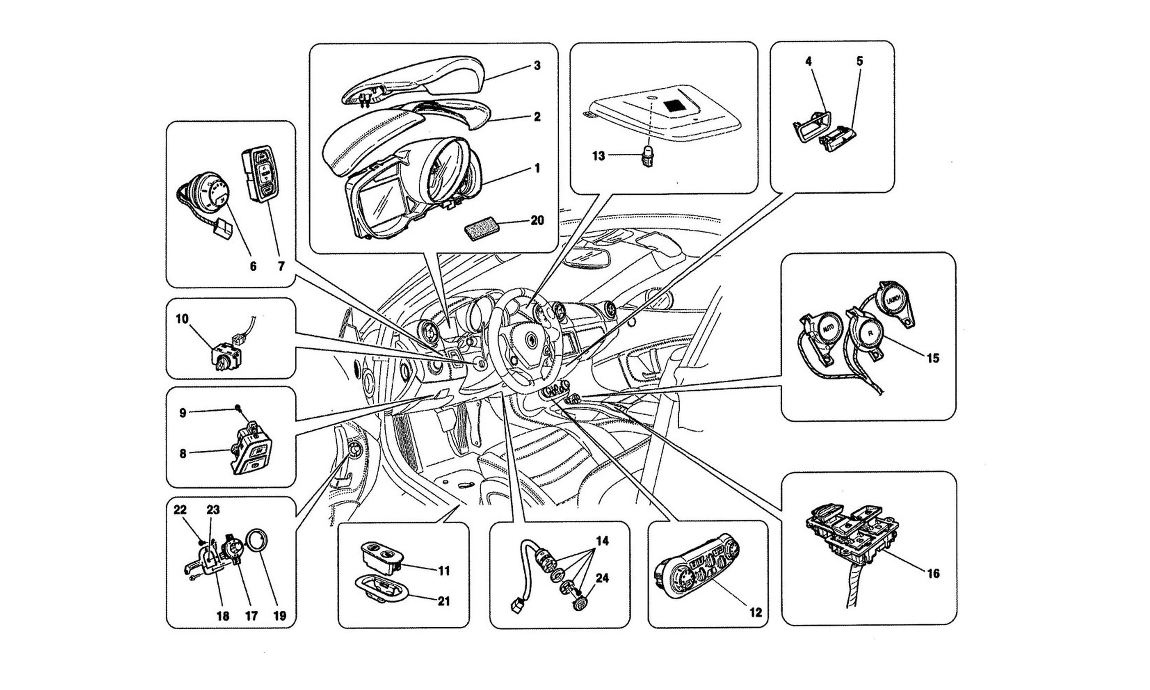 Schematic: Passenger Compartment Devices