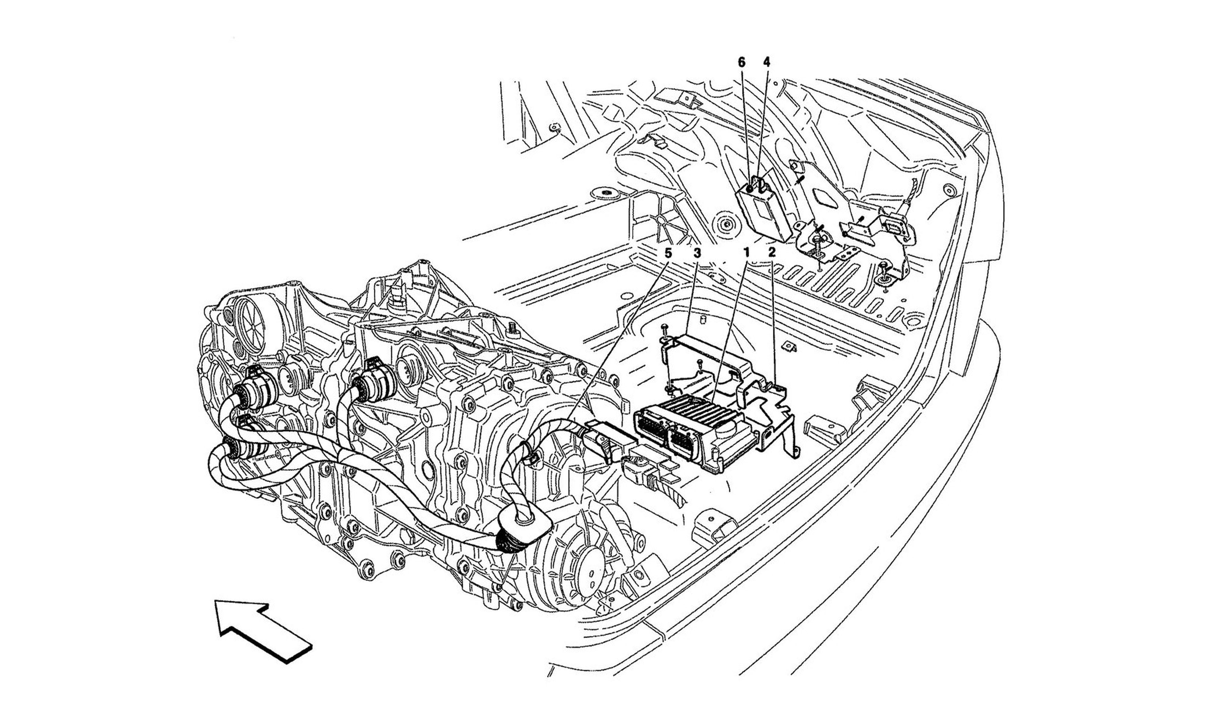 Schematic: Trunk Compartment Control Stations