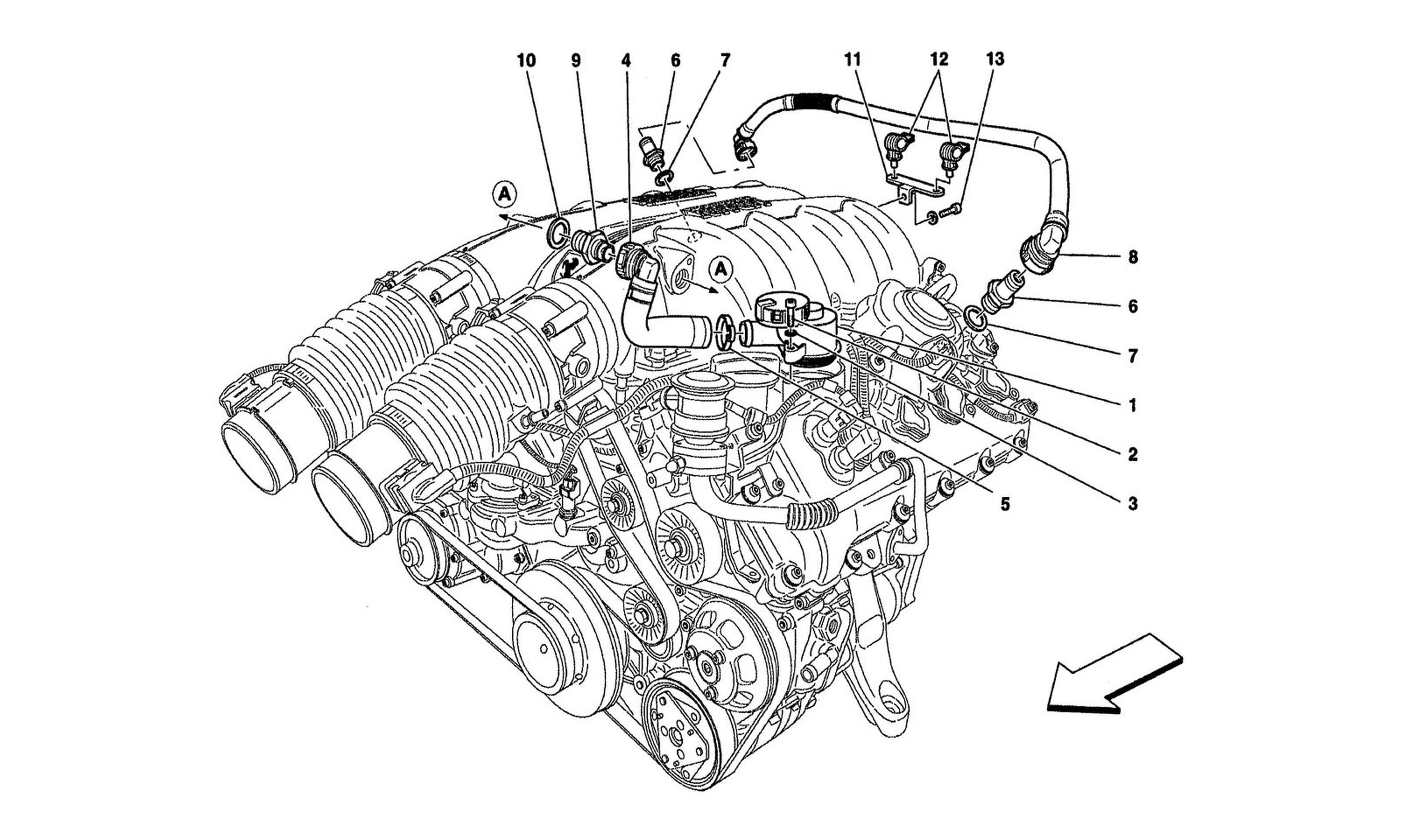 Schematic: Oil Vapour Recirculation System