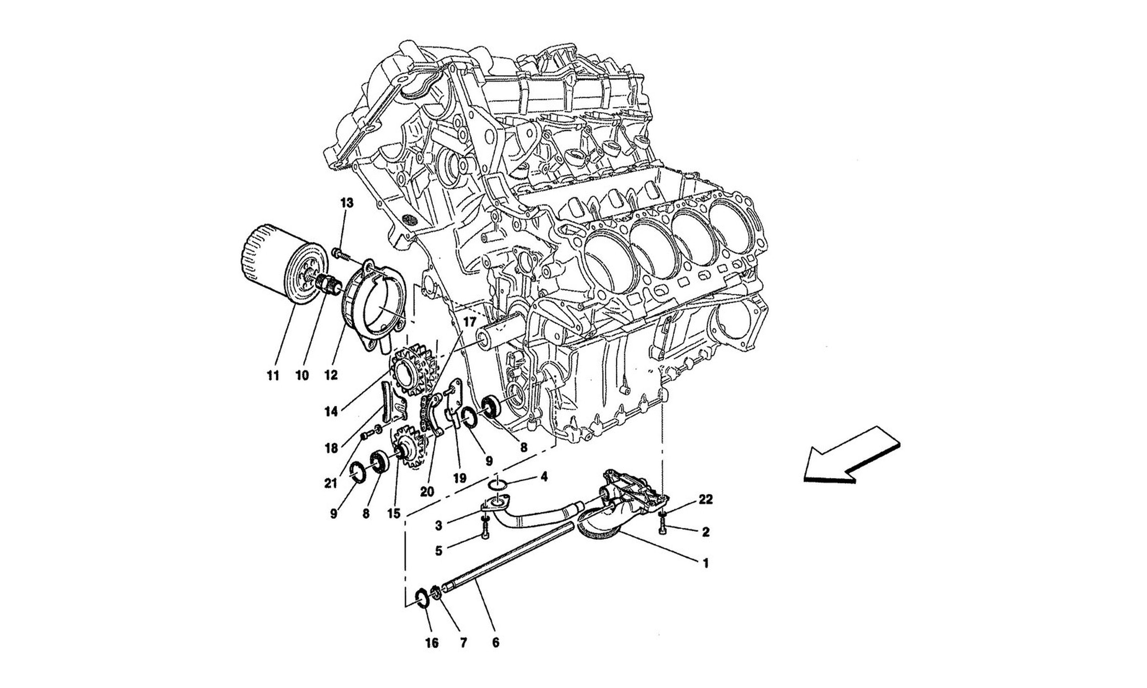 Schematic: Lubrification System: Pump And Filter