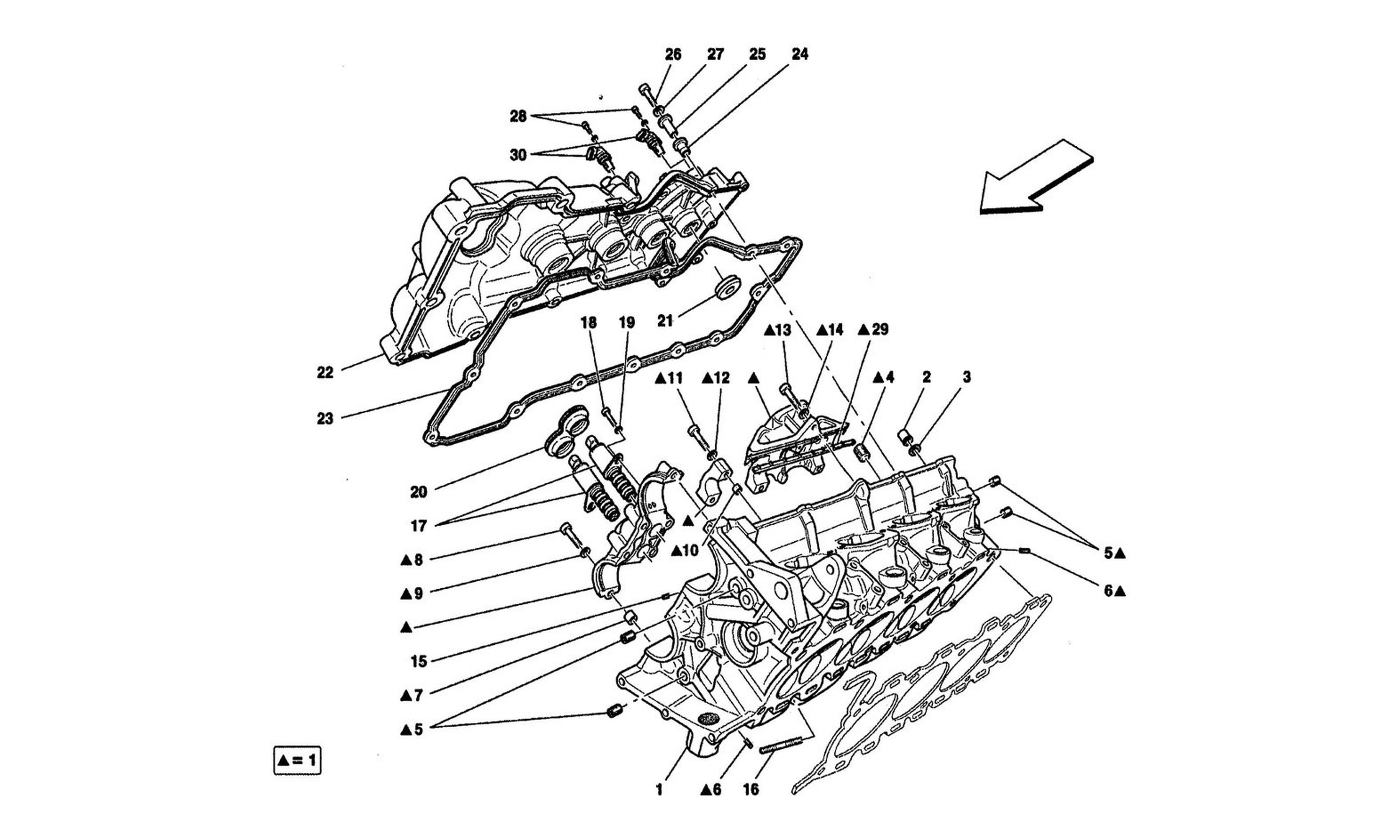 Schematic: Rh Cylinder Head