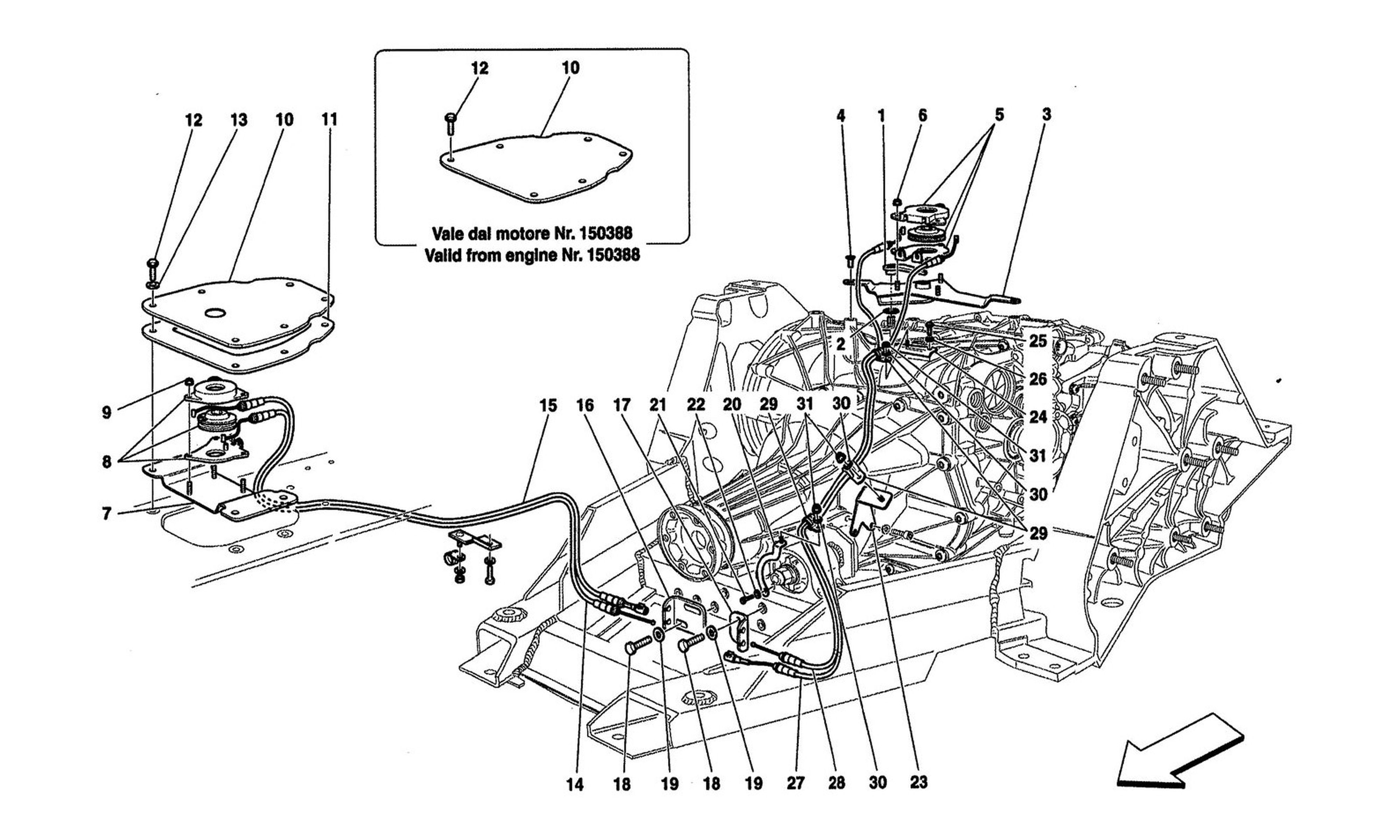 Schematic: Manual Release Control For Dct Gearbox