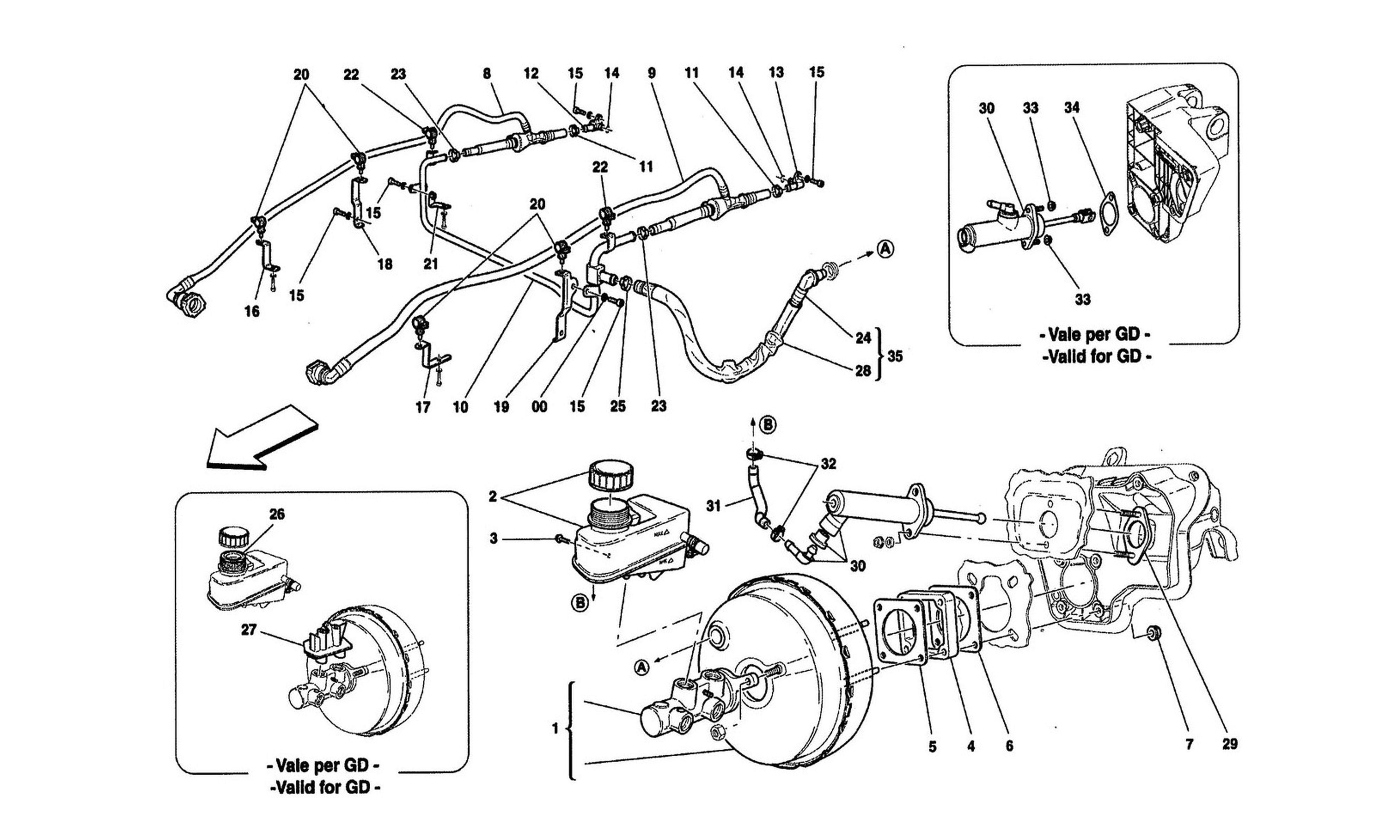 Schematic: Brake Servo System