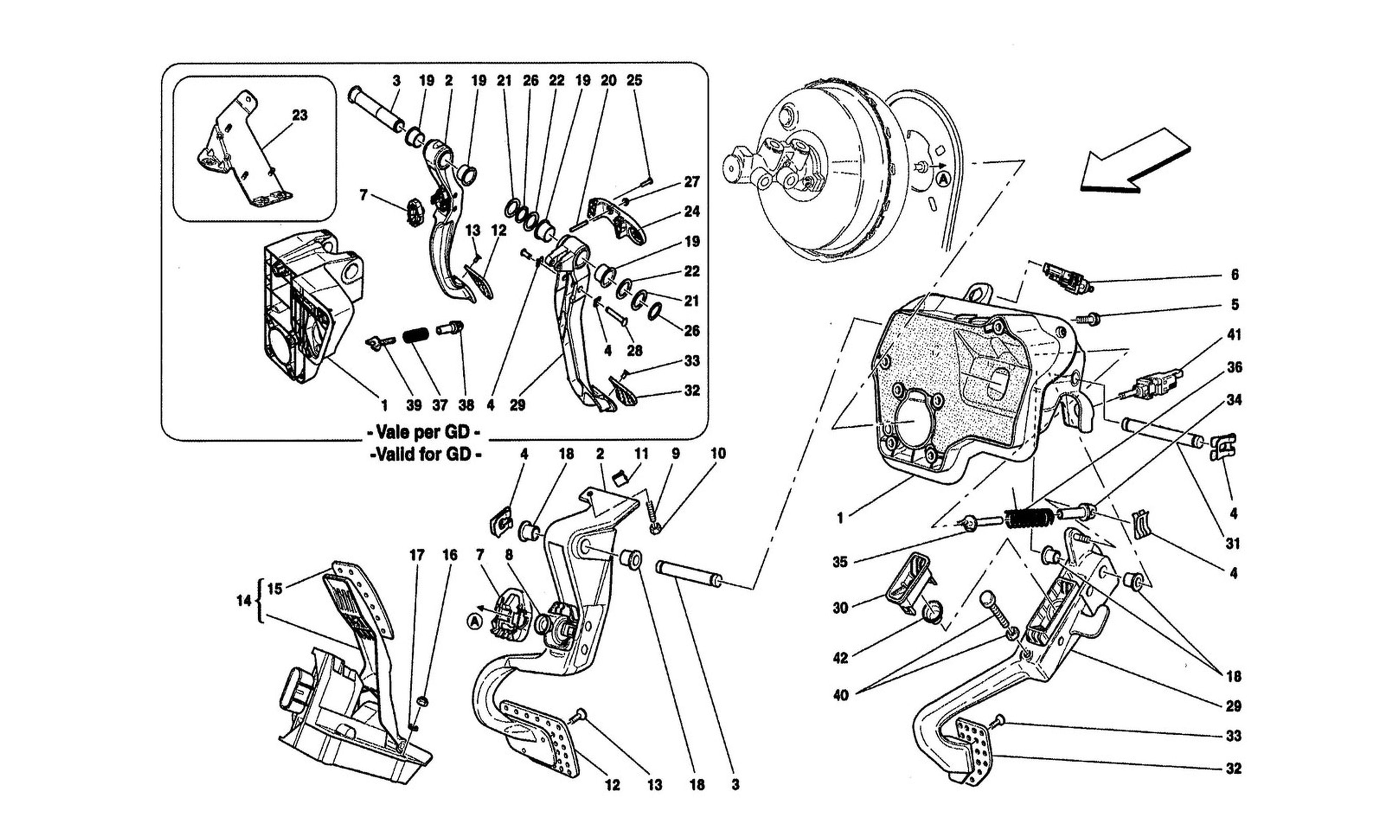 Schematic: Complete Pedal Board Unit - Not For Dct Gearbox