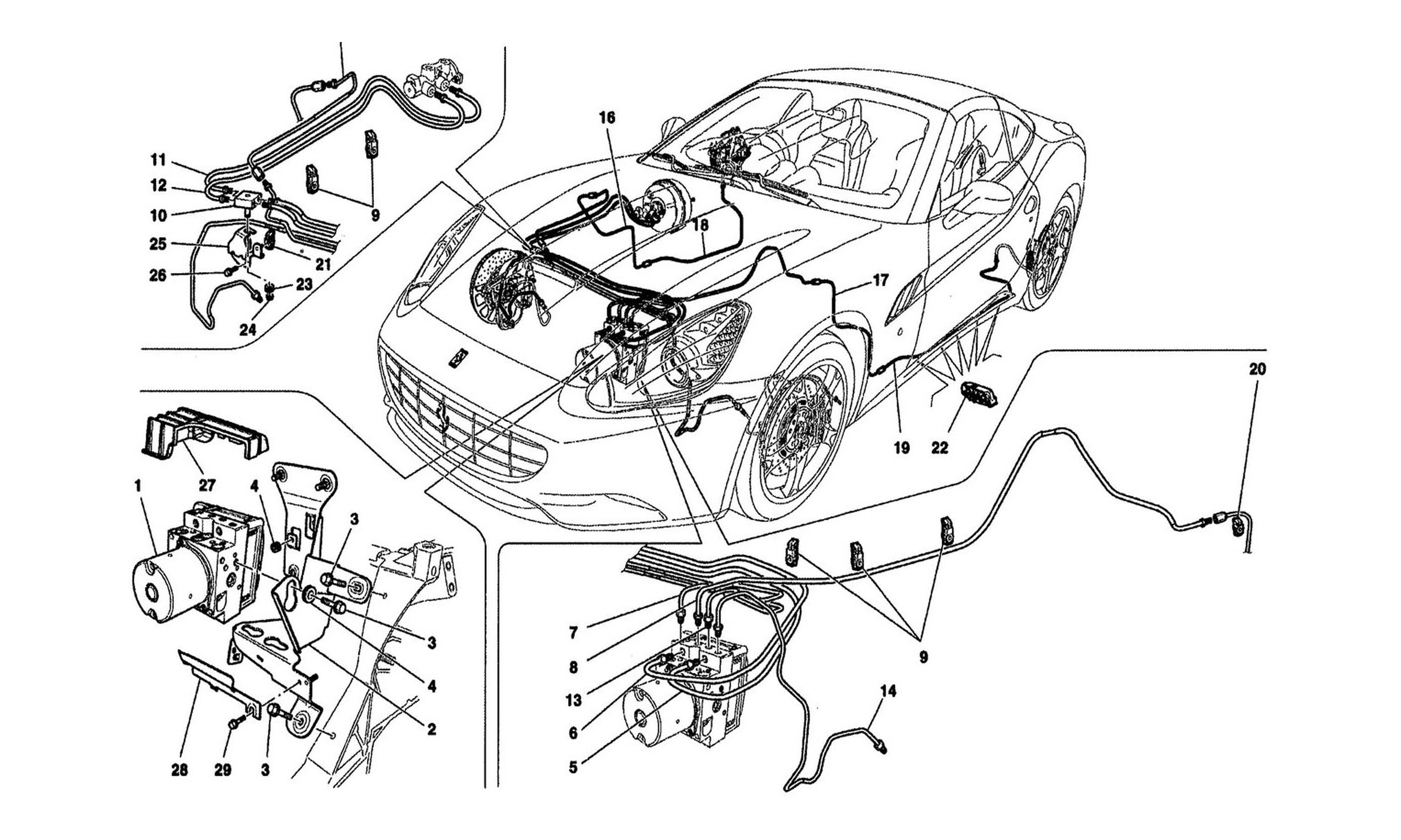 Schematic: Brake System - Valid For Gd