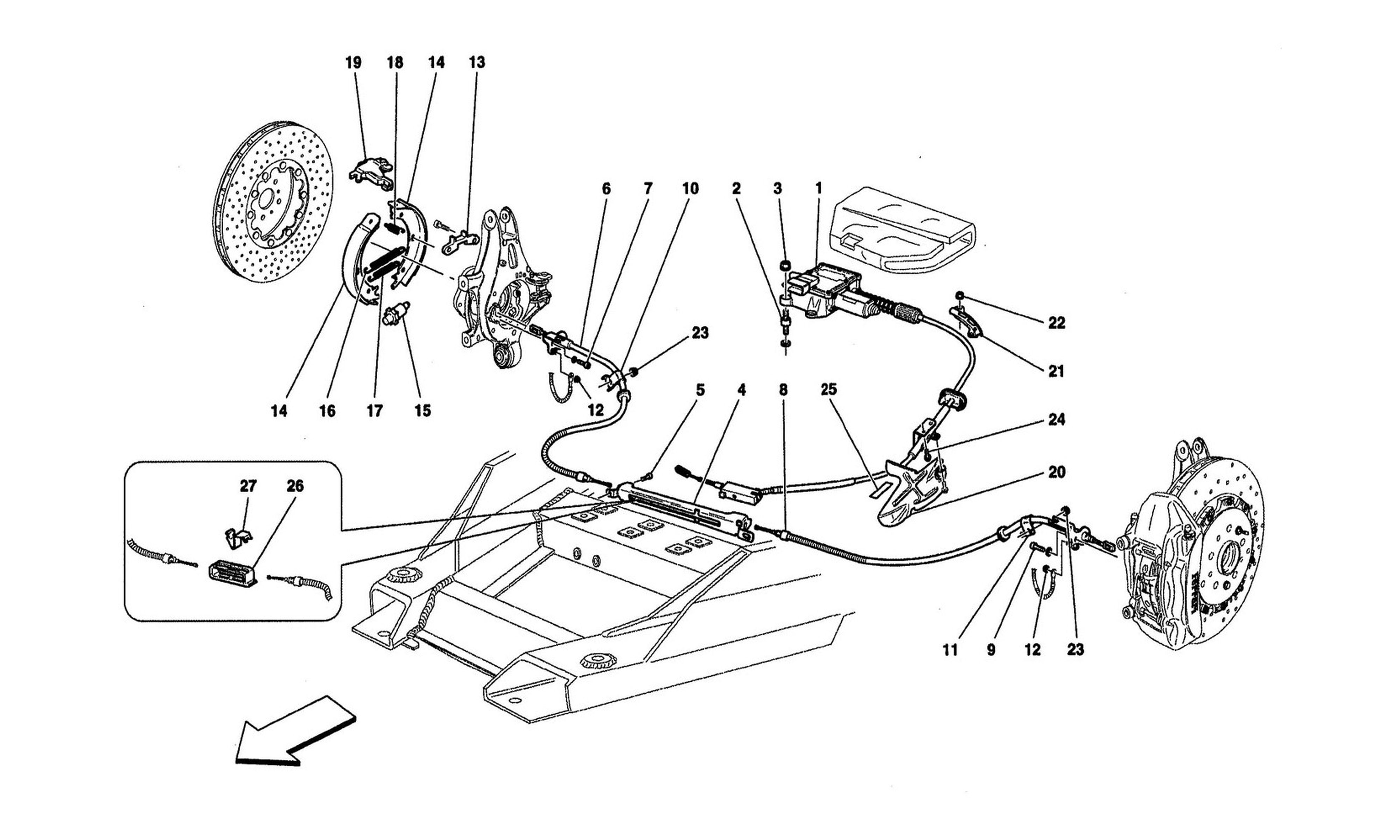 Schematic: Handbrake