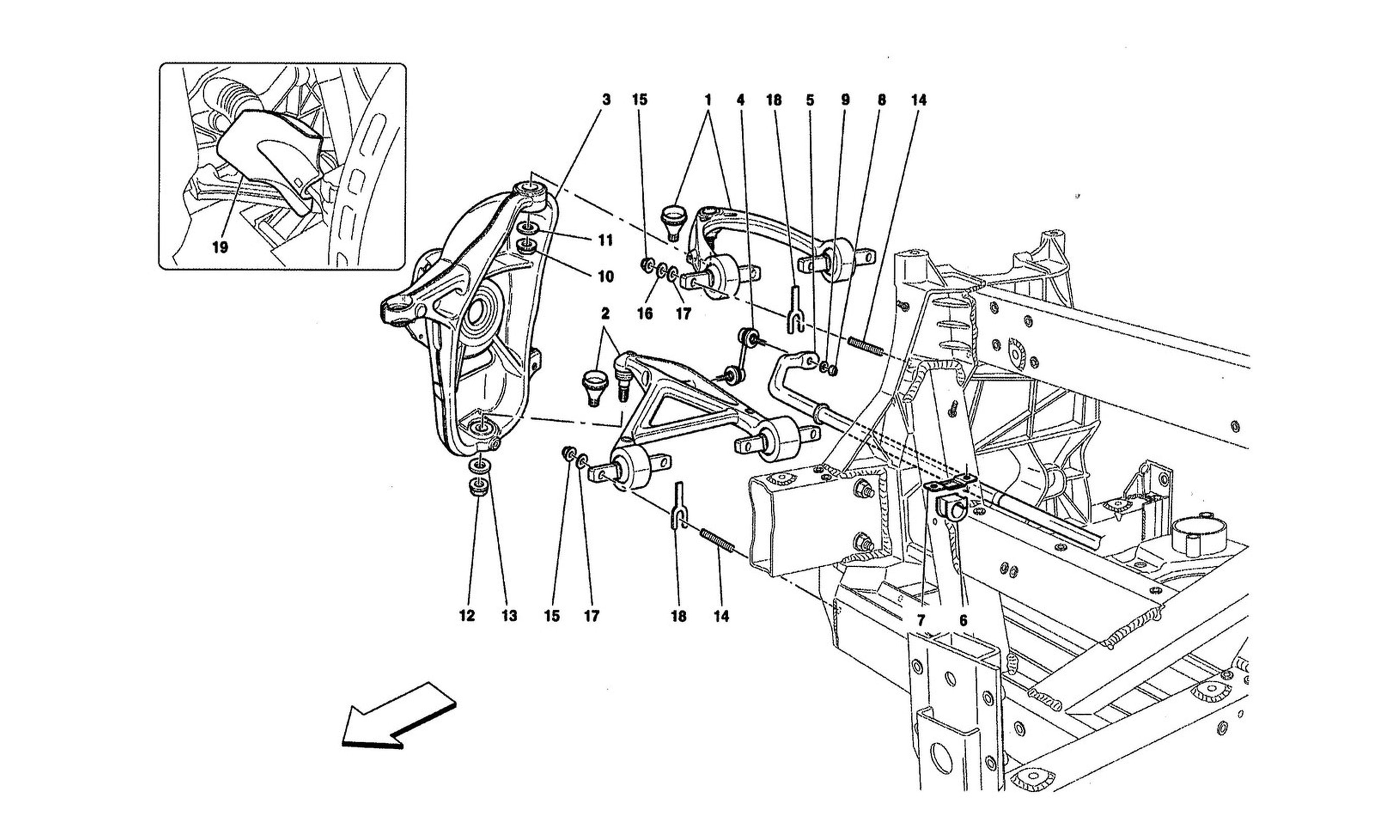 Schematic: Front Suspension