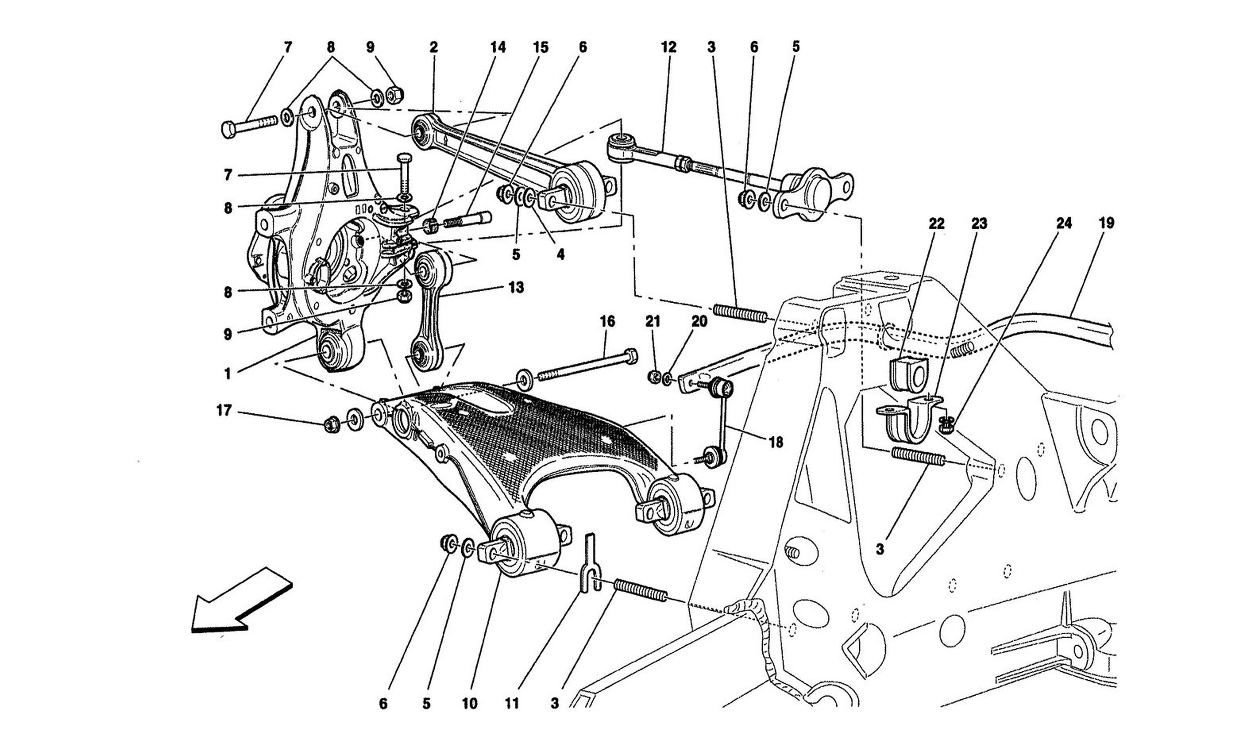 Schematic: Rear Suspension