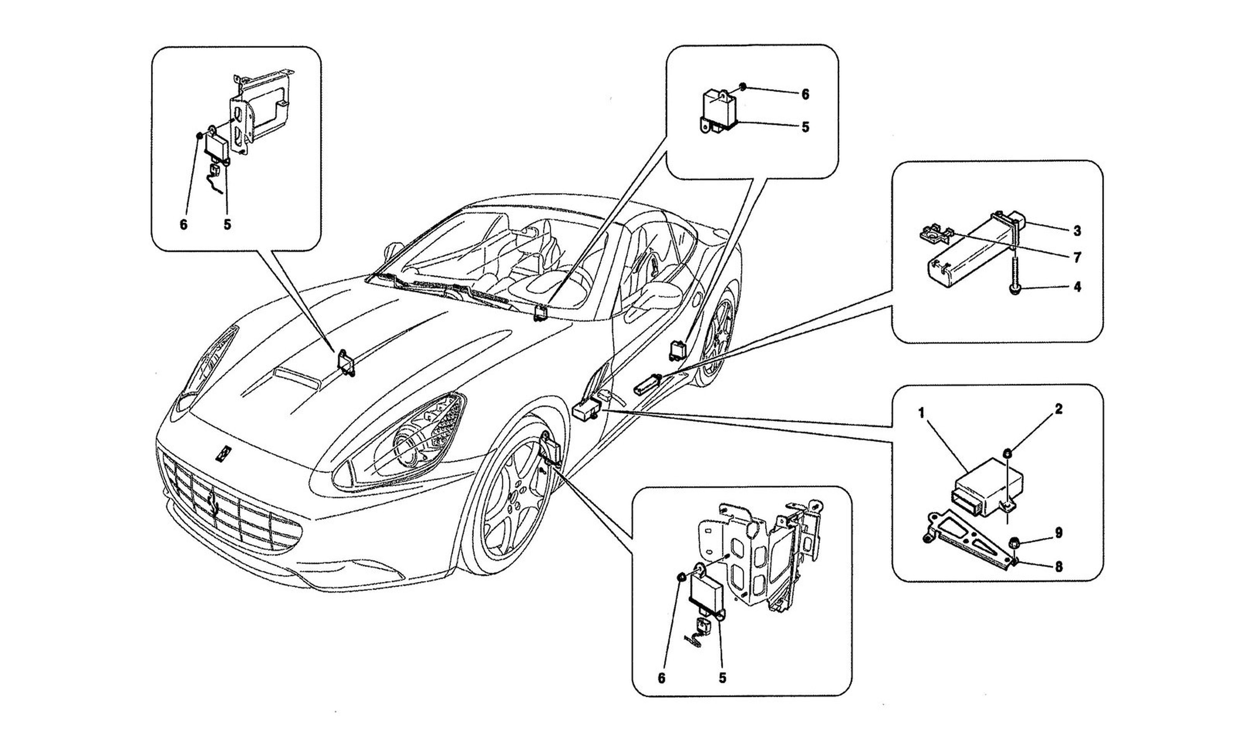 Schematic: Tyre Pressure Monitoring System