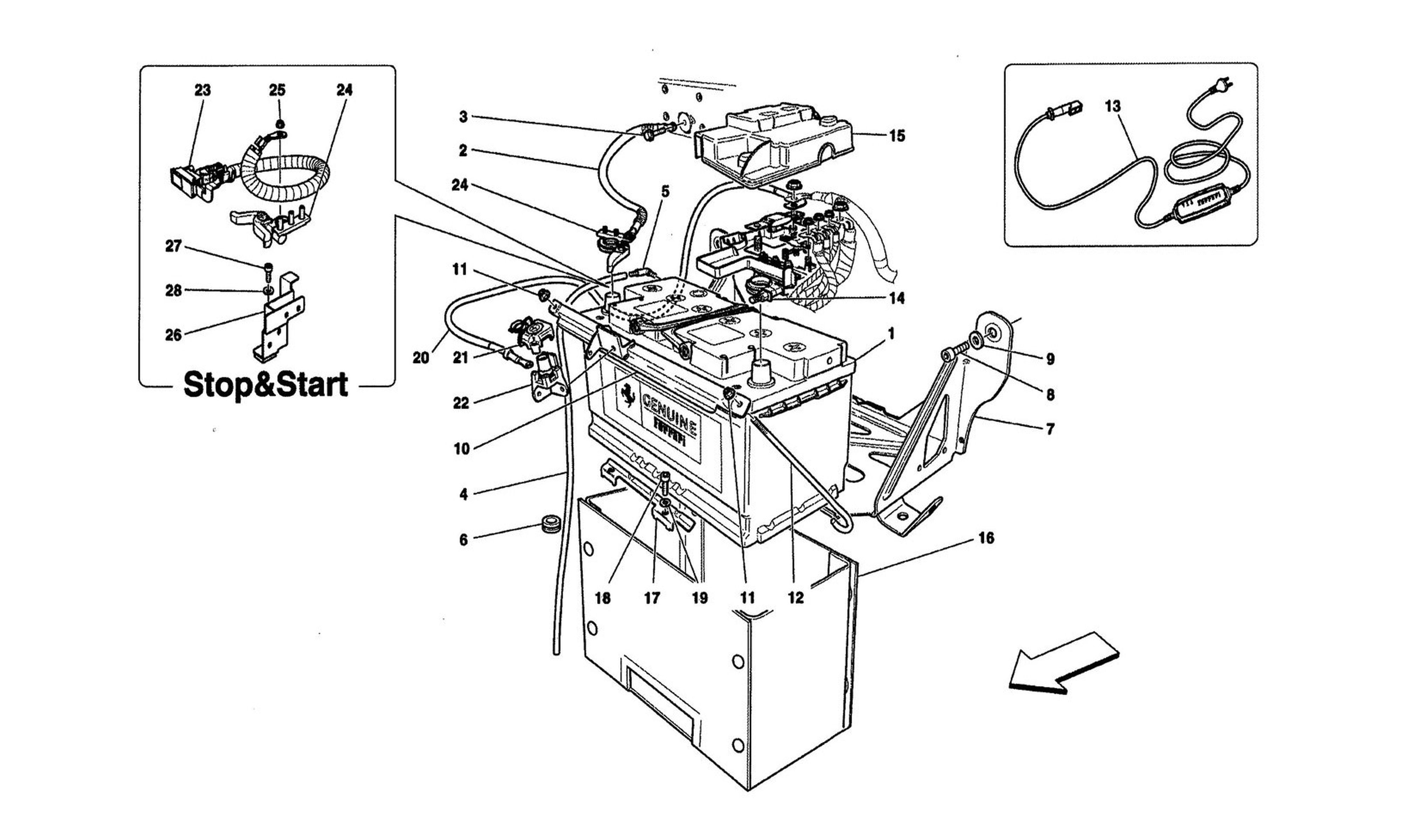 Schematic: Battery