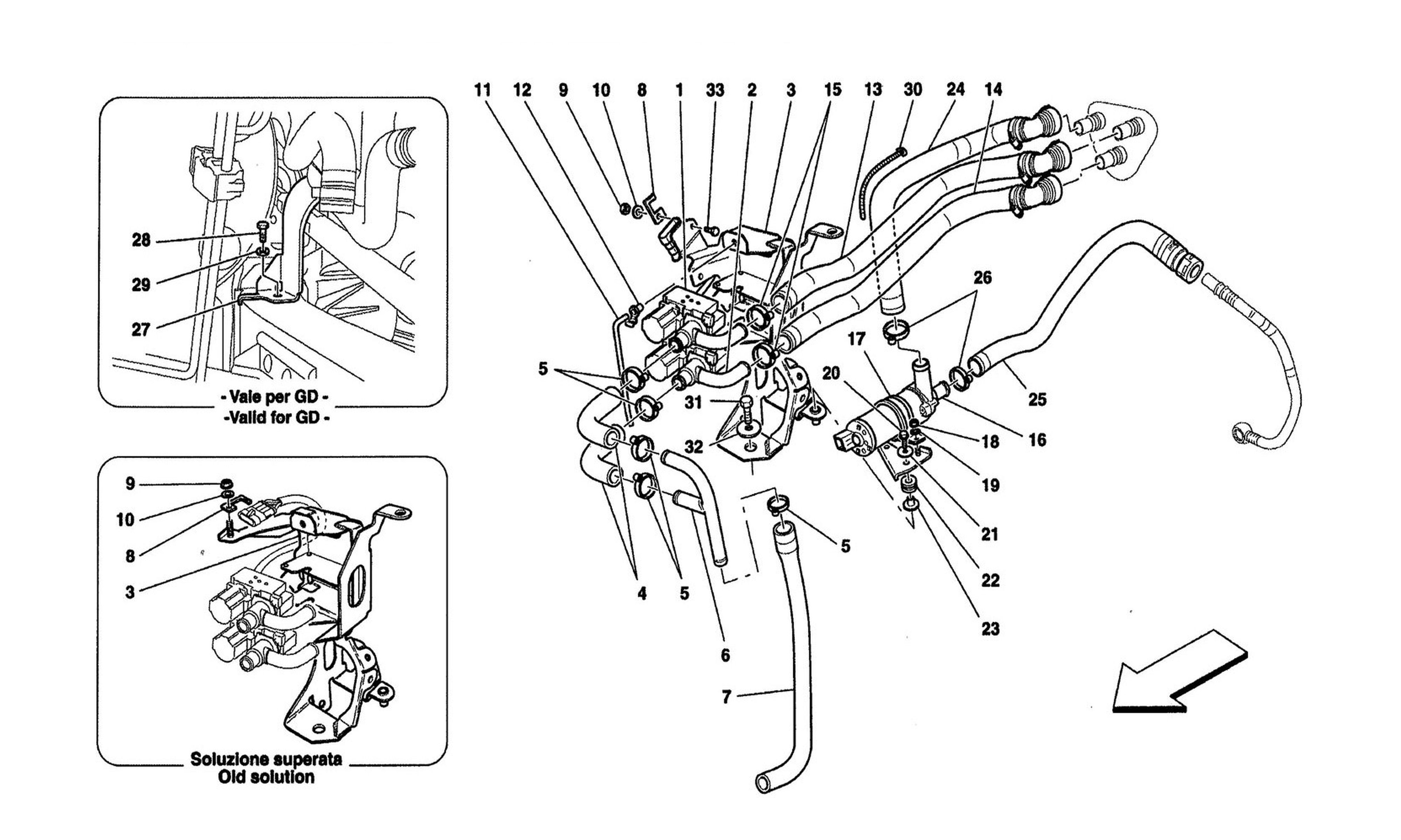 Schematic: A.C Unit : Engine Compartment Devices