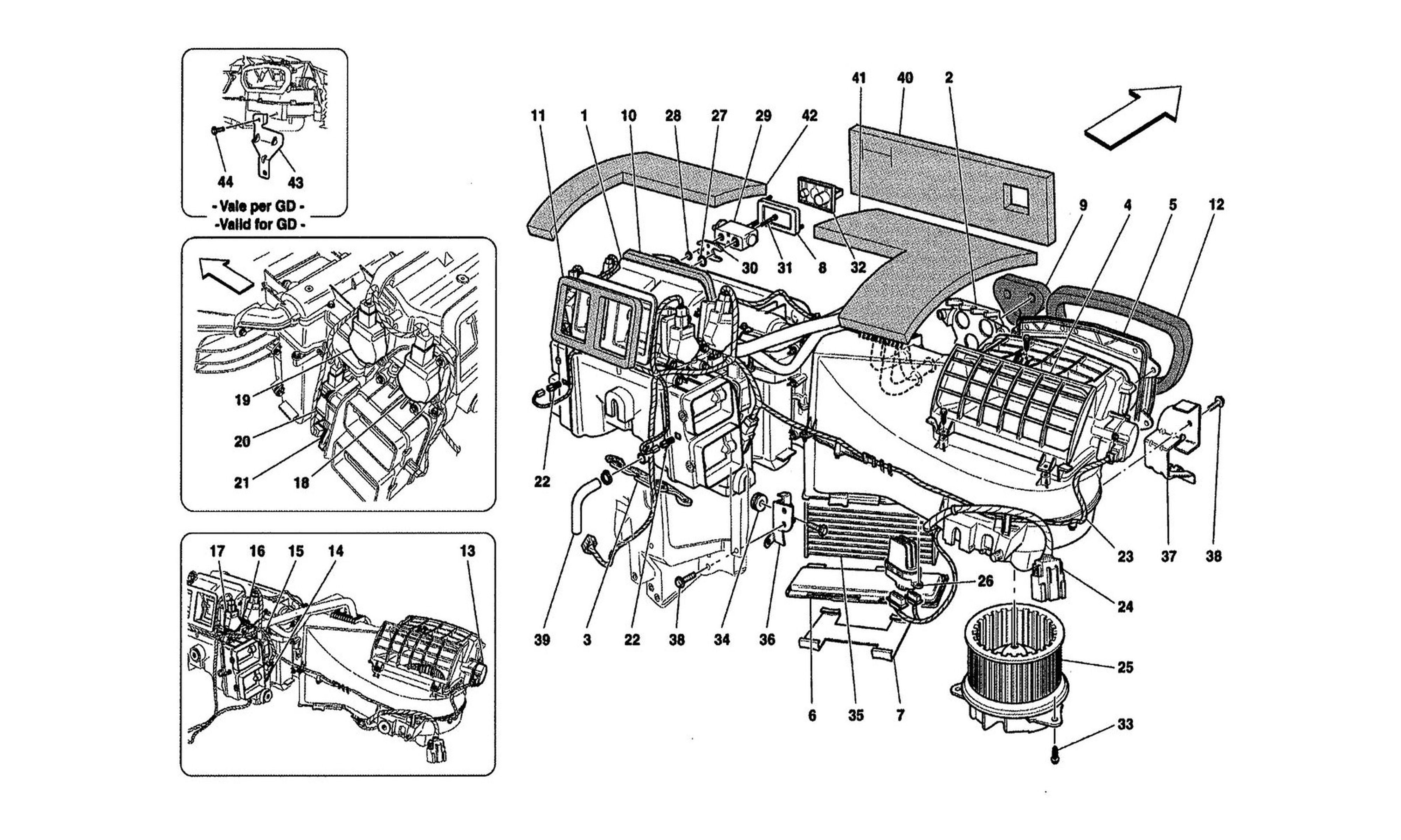 Schematic: A.C Unit : Dashboard Devices