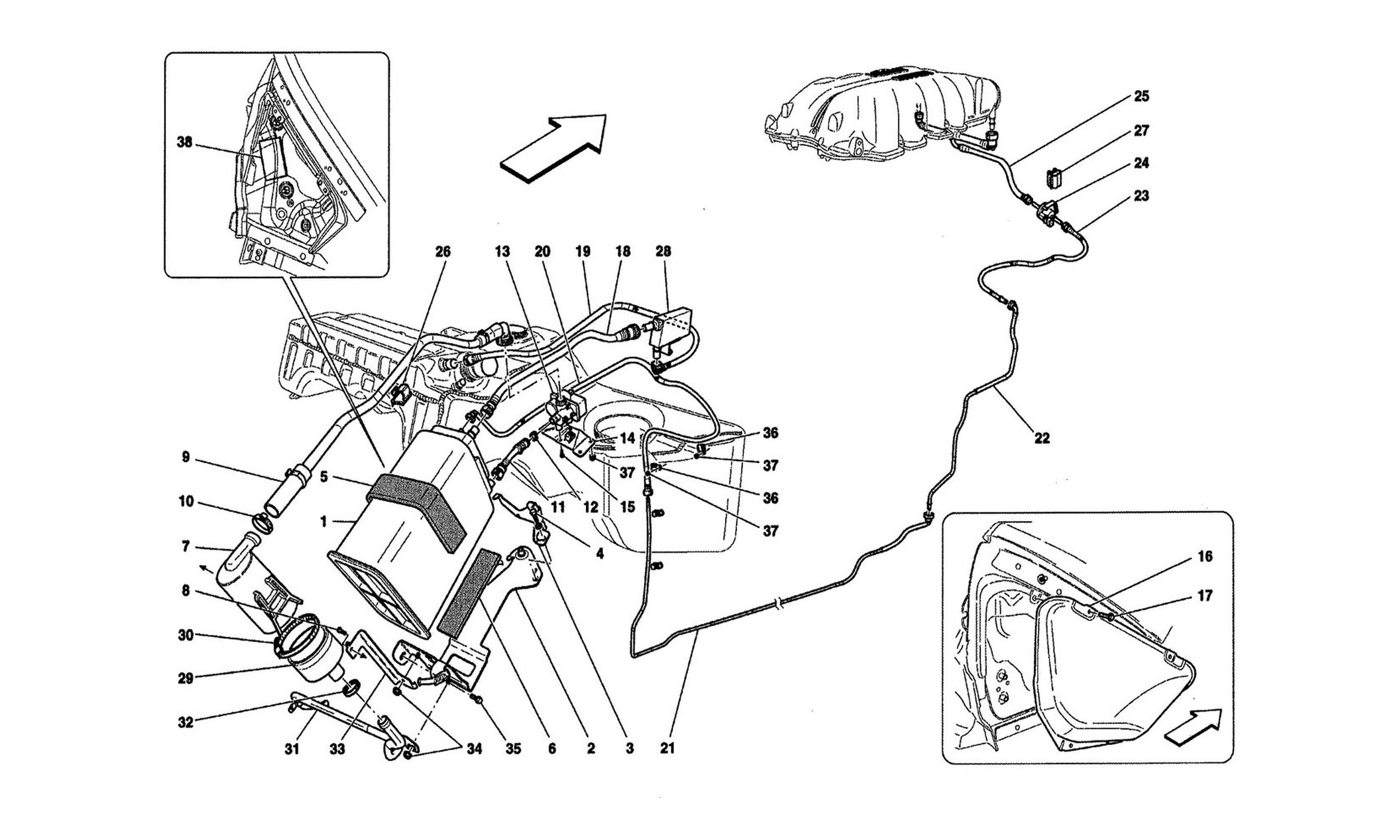 Schematic: Anti-Evaporation System