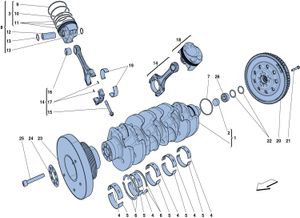 Crankshaft, Connecting Rods And Pistons