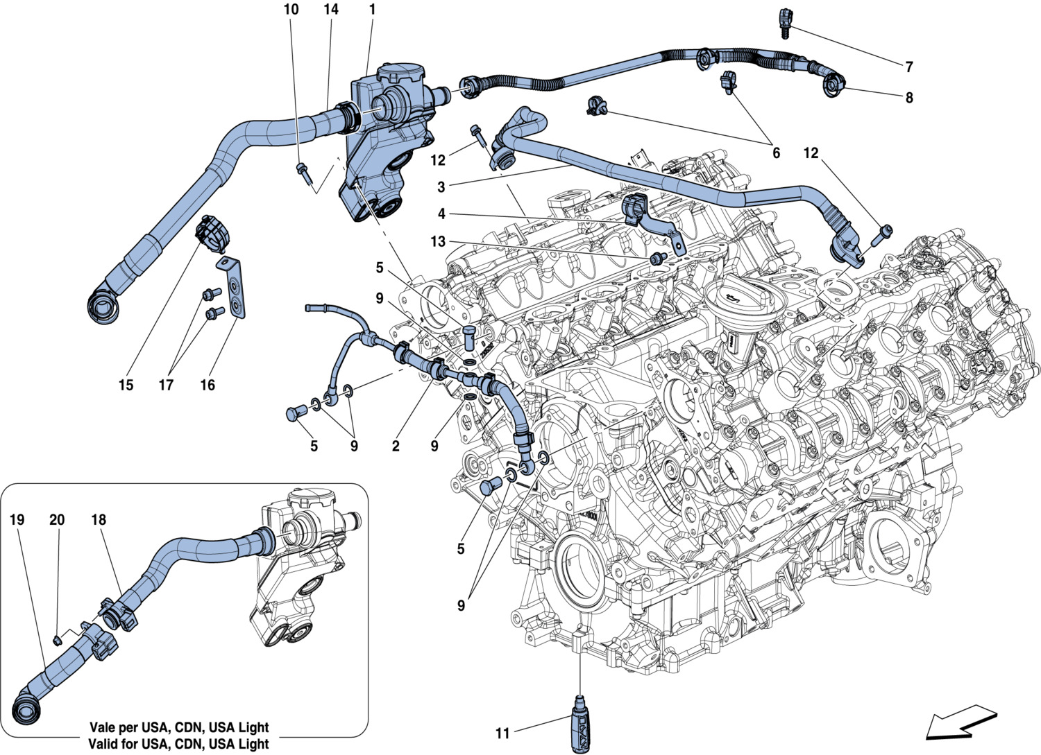 Schematic: Vapour Oil Recovery System