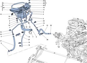 Cooling: Header Tank And Pipes