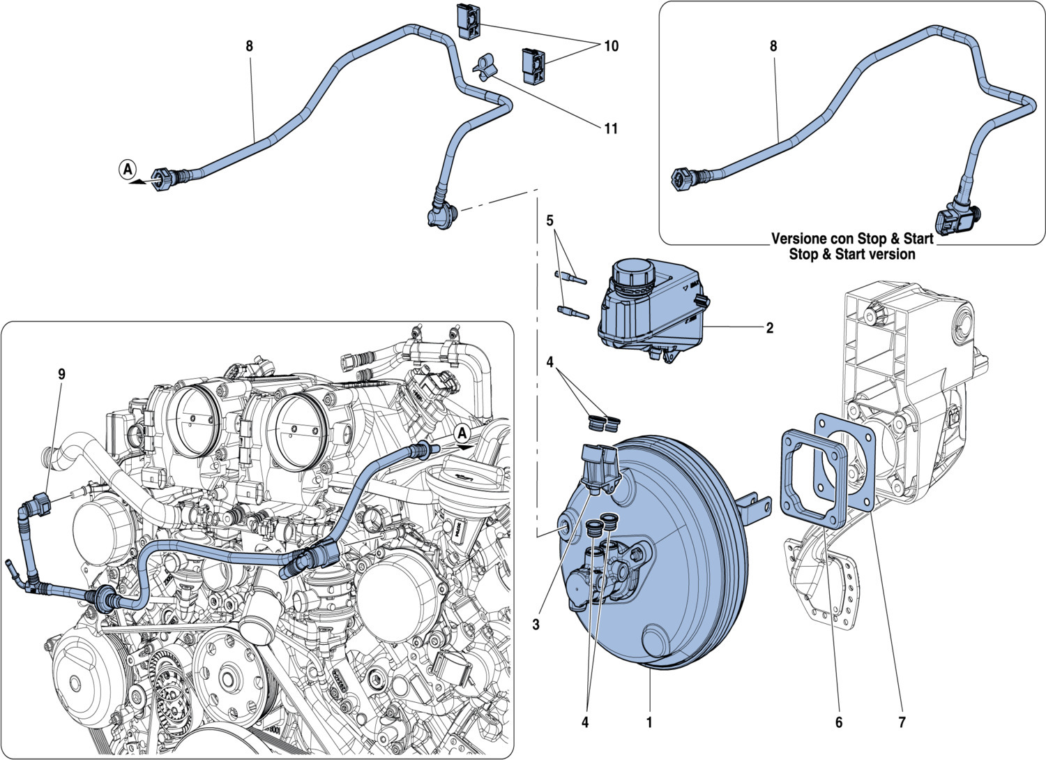 Schematic: Servobrake System