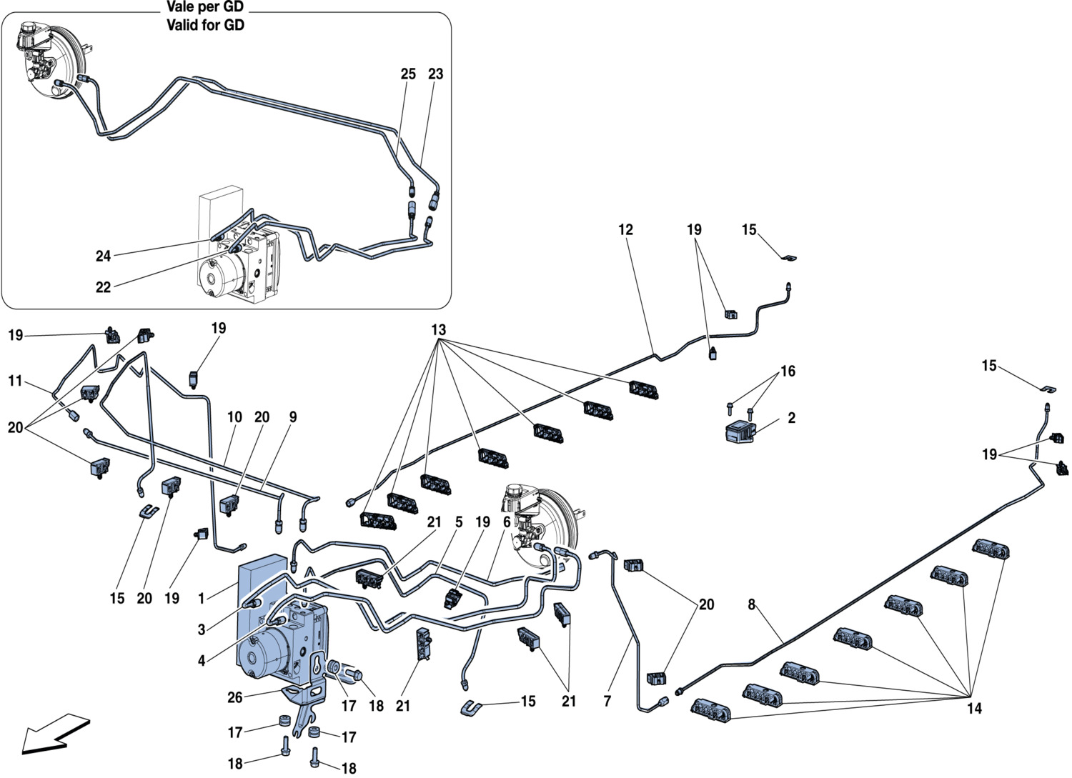 Schematic: Brake System