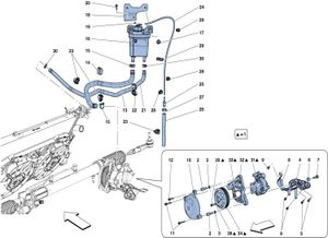 Power Steering Pump And Reservoir