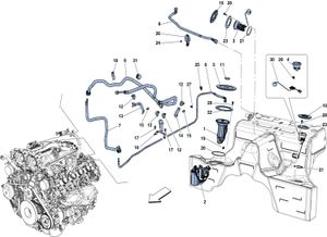 Fuel Pump And Connector Pipes