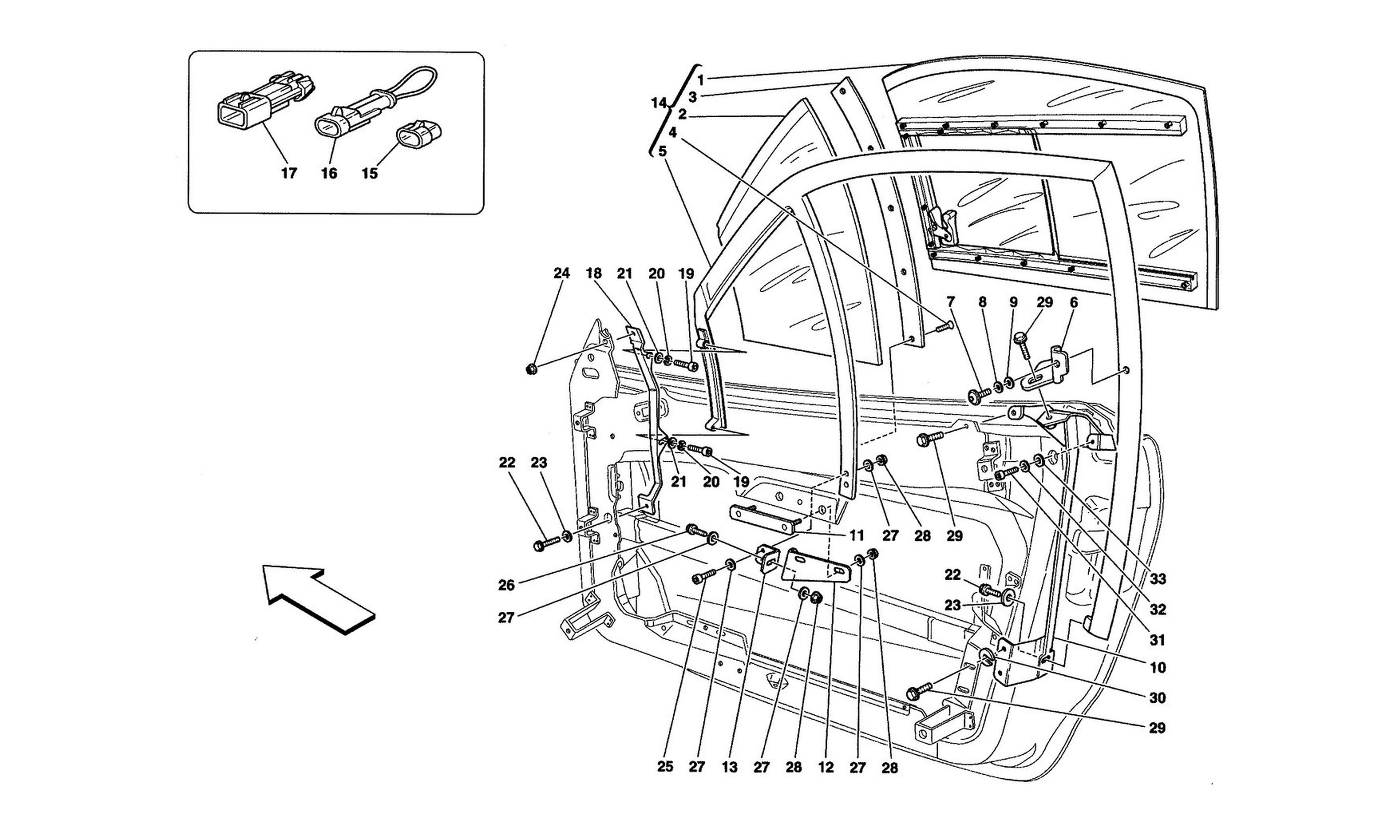 Schematic: Fixing Glass -Optional