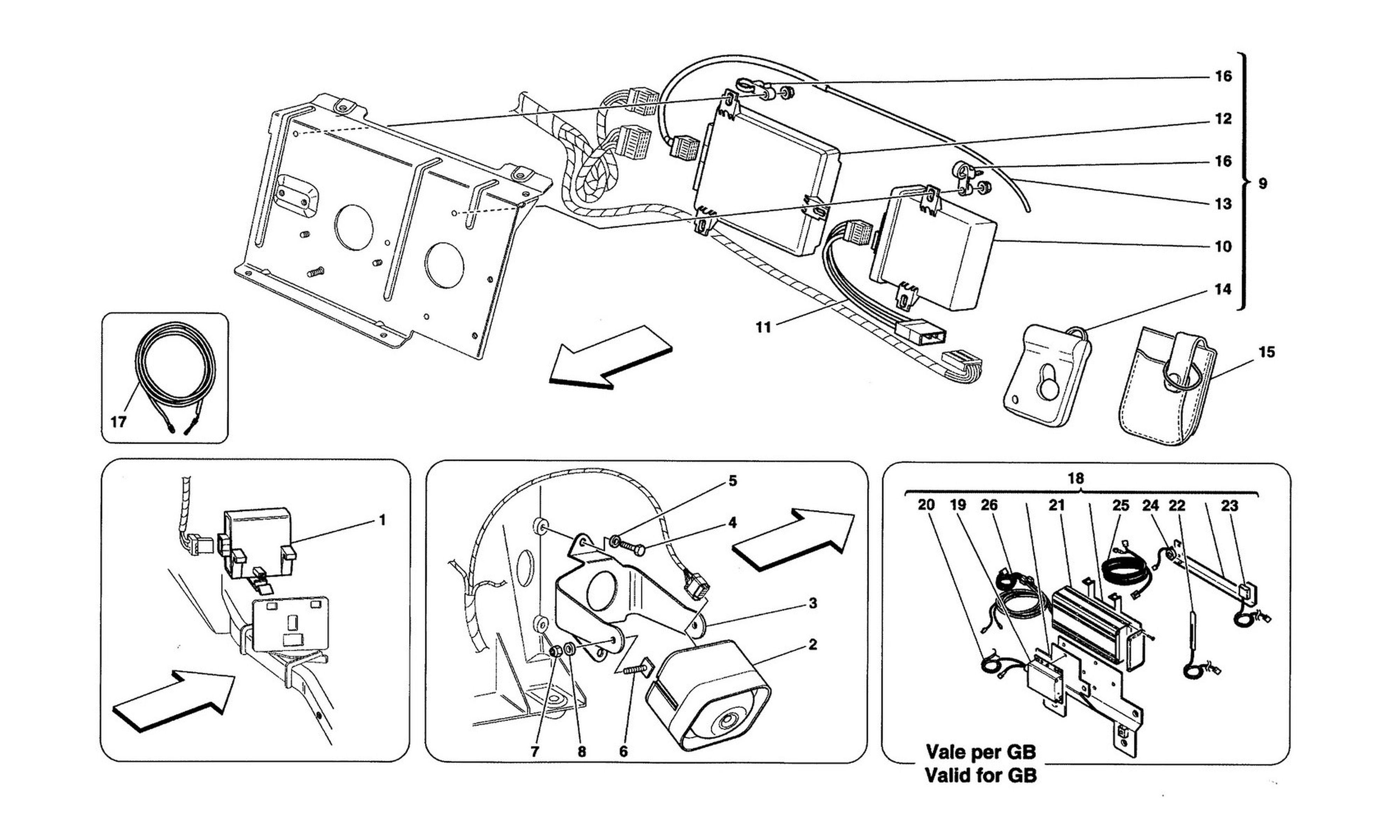 Schematic: Anti-Theft Electrical Boards And Devices