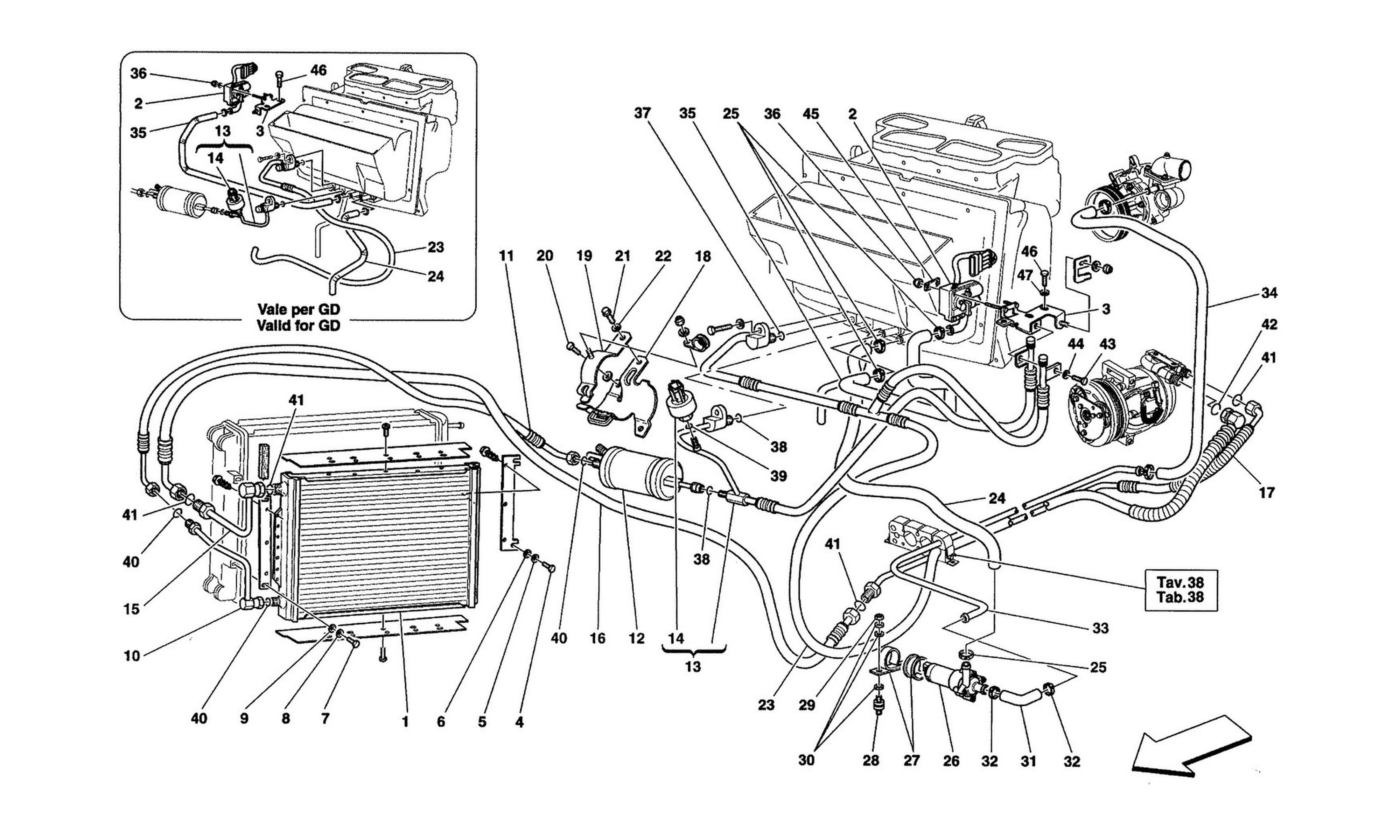 Schematic: Air Conditioning System