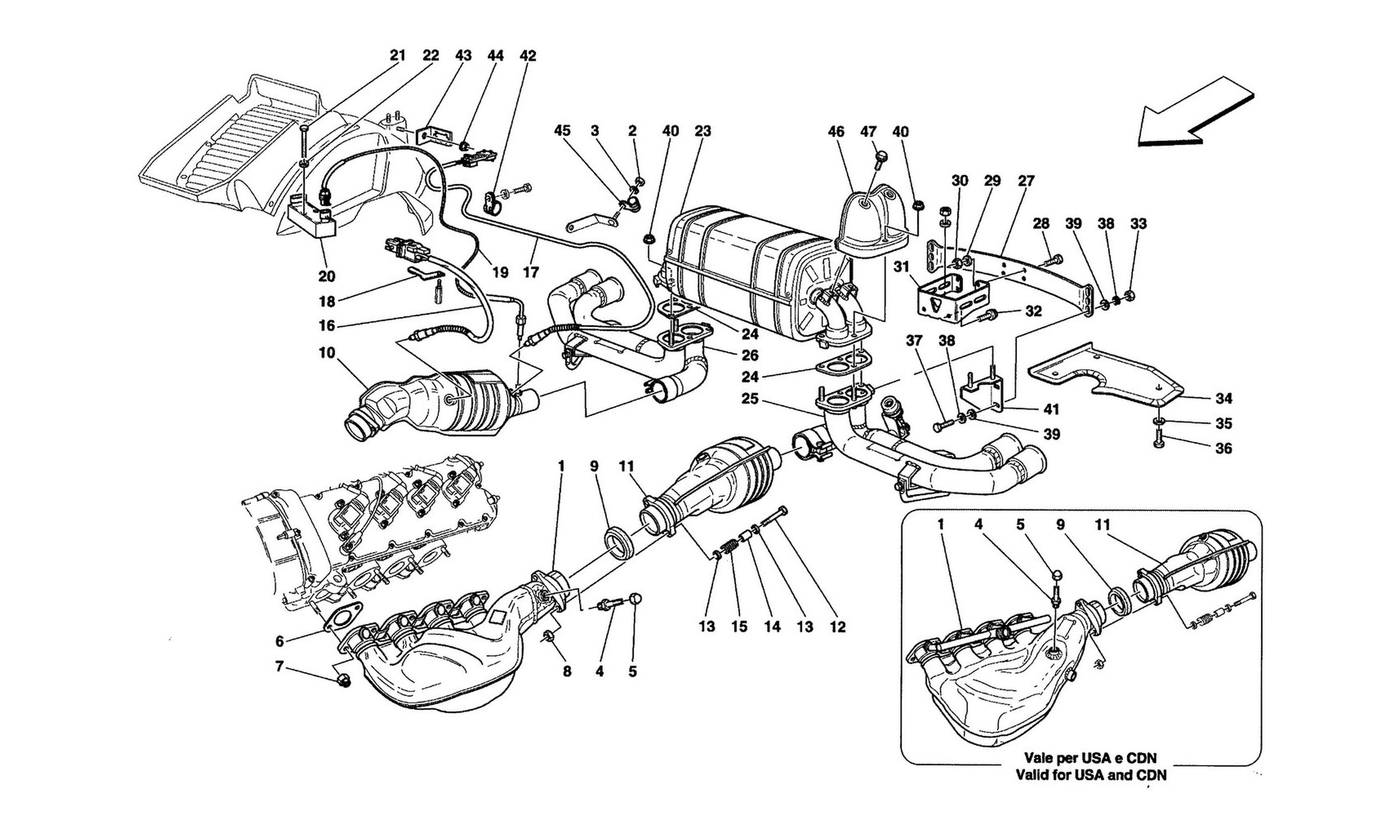 Schematic: Exhaust System