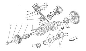 Driving Shaft - Connecting Rods And Pistons