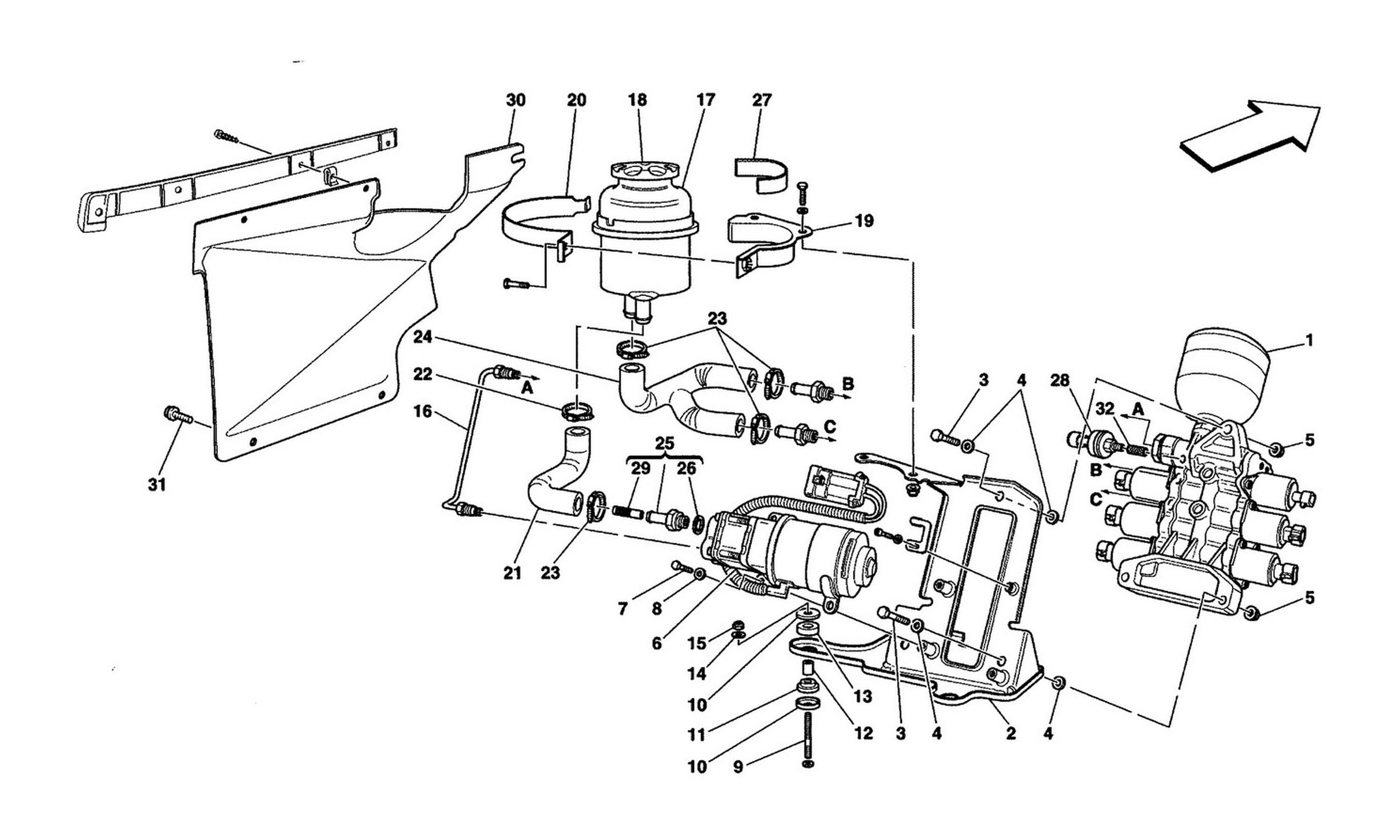 Schematic: Power Unit And Tank