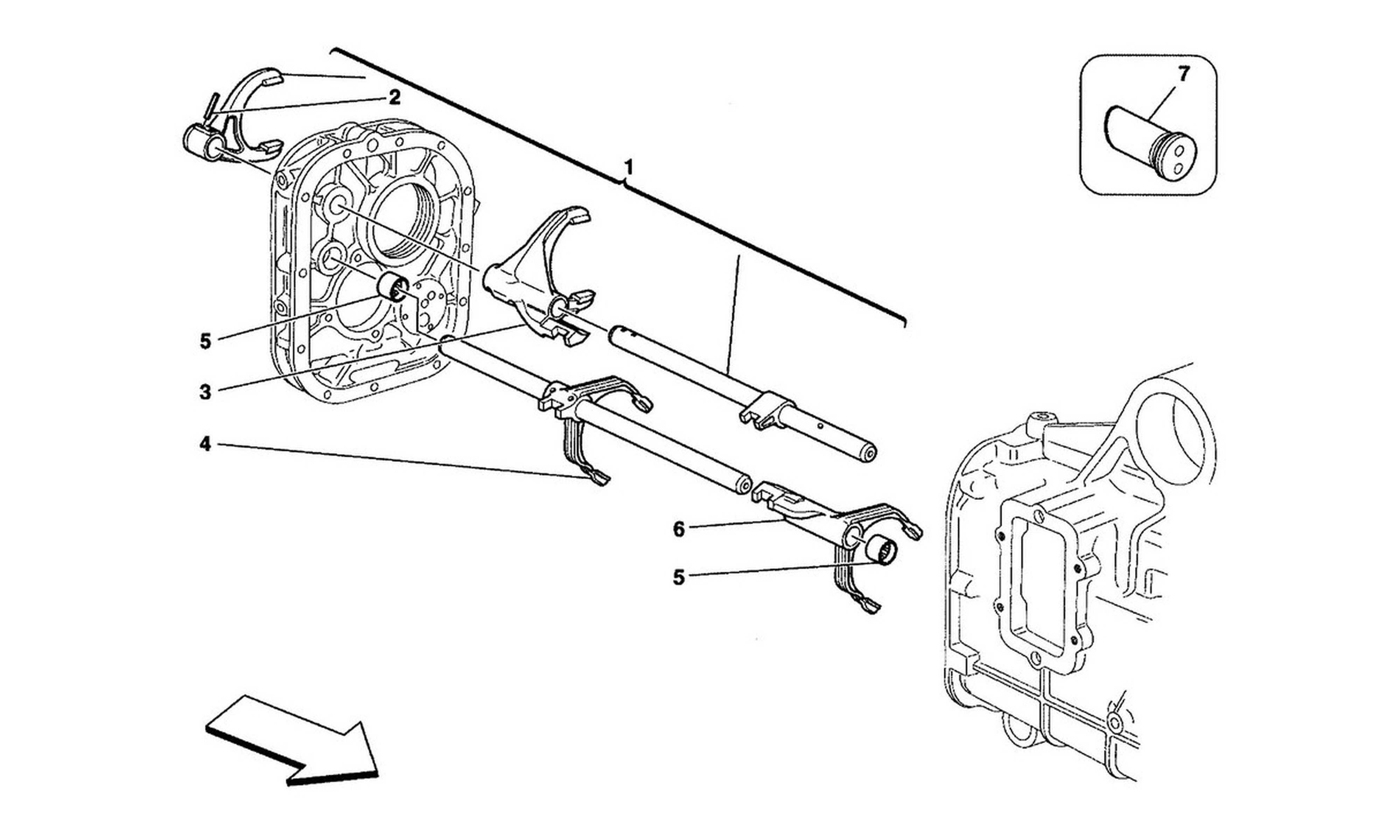 Schematic: Inside Gearbox Controls