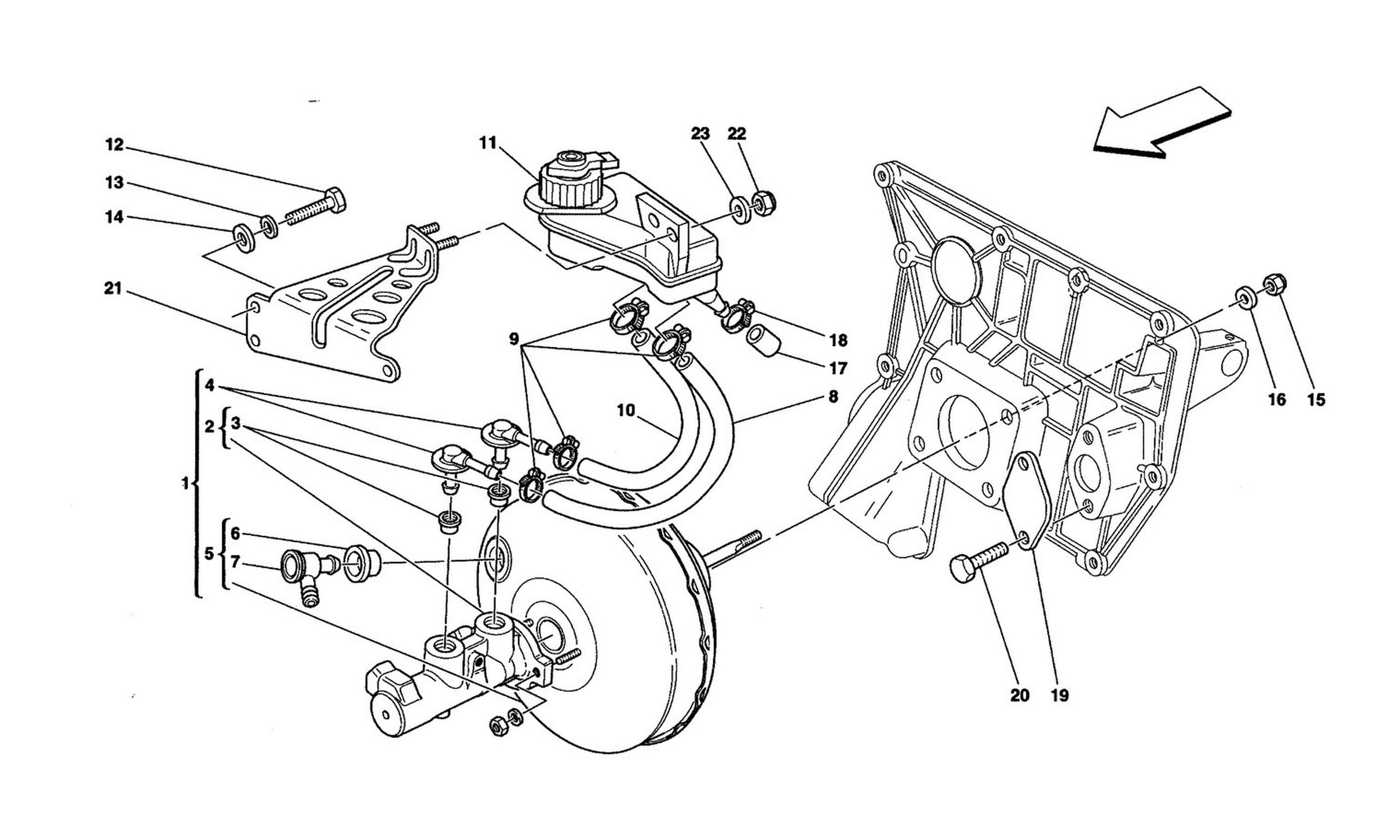 Schematic: Brakes Hydraulic Control -Valid For Rhd