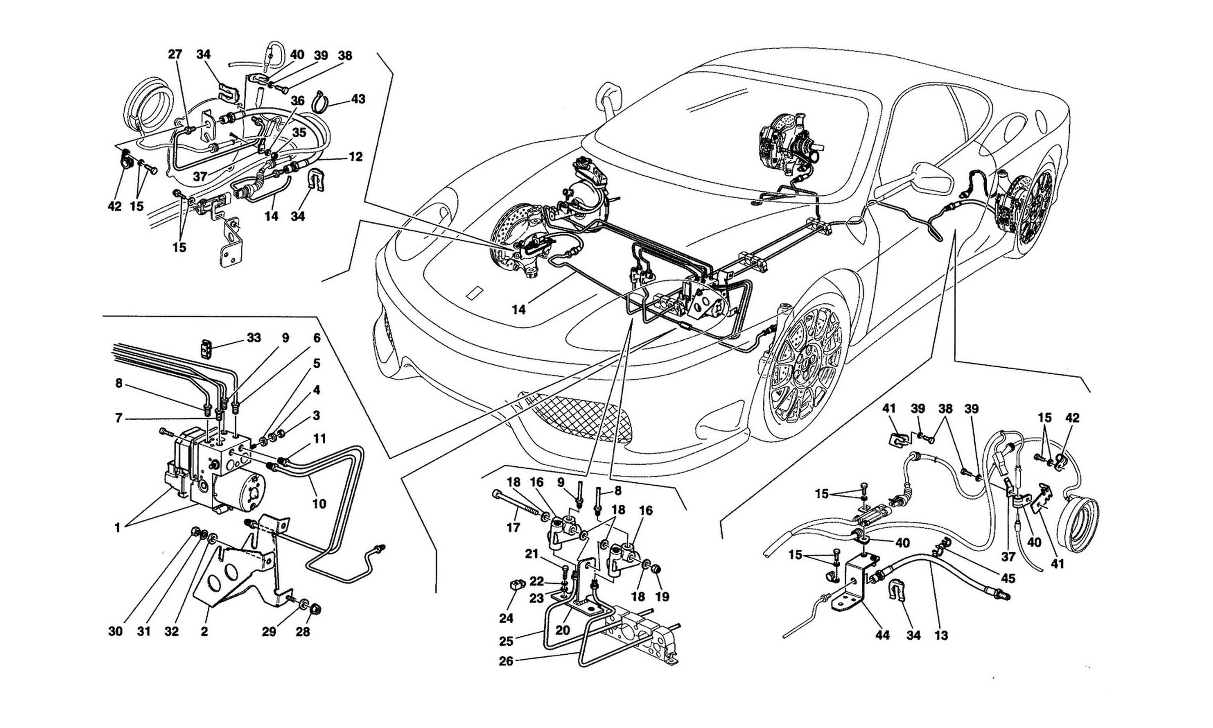 Schematic: Brake System -Valid For Rhd