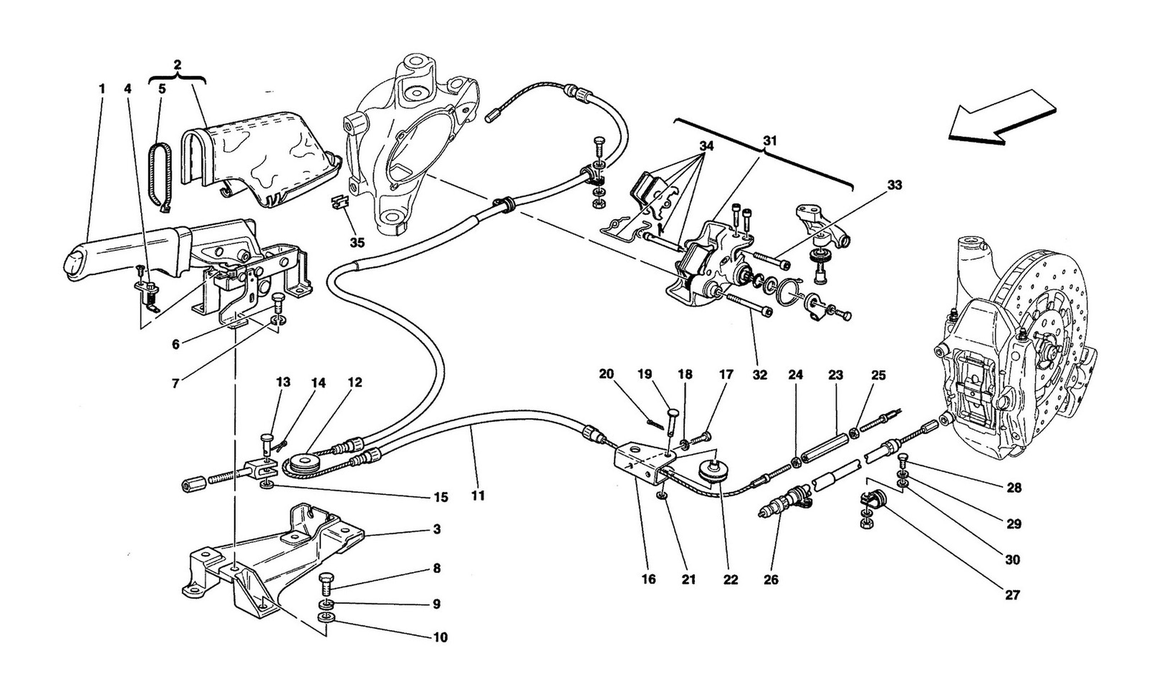 Schematic: Hand-Brake Control