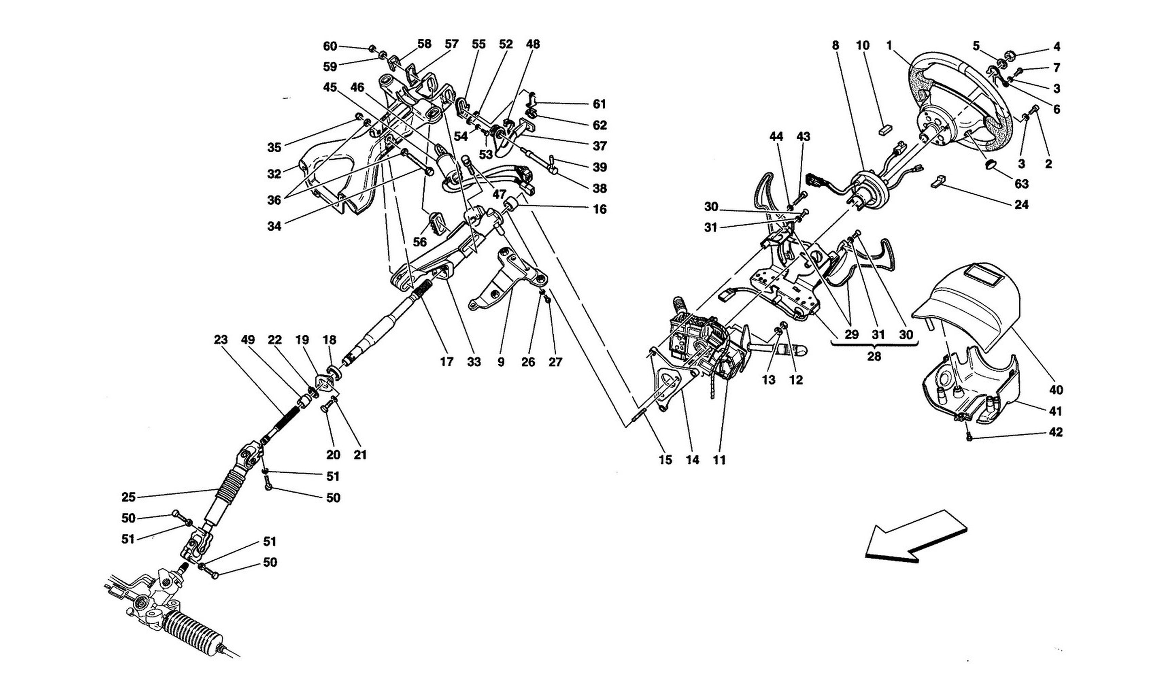 Schematic: Steering Column