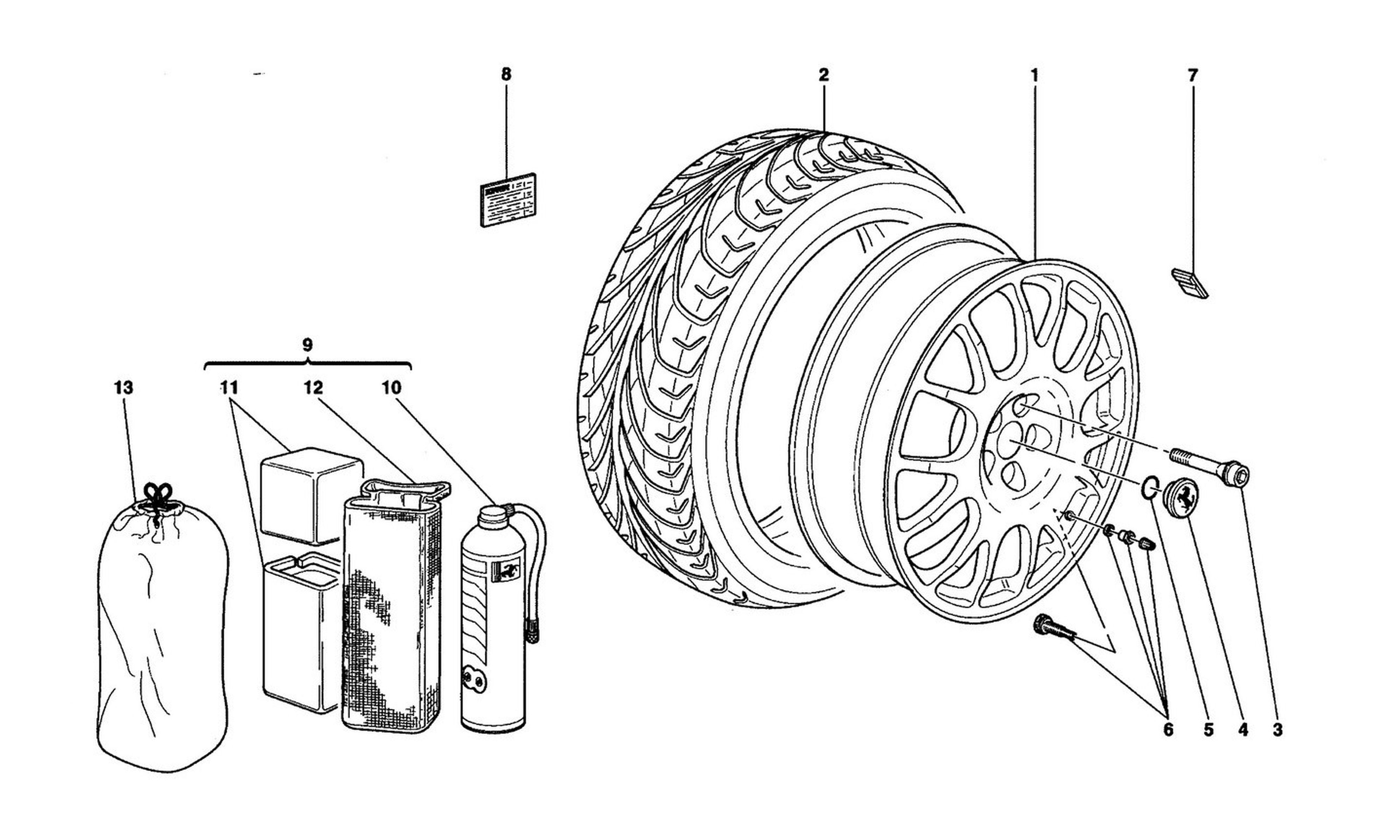 Schematic: Wheels