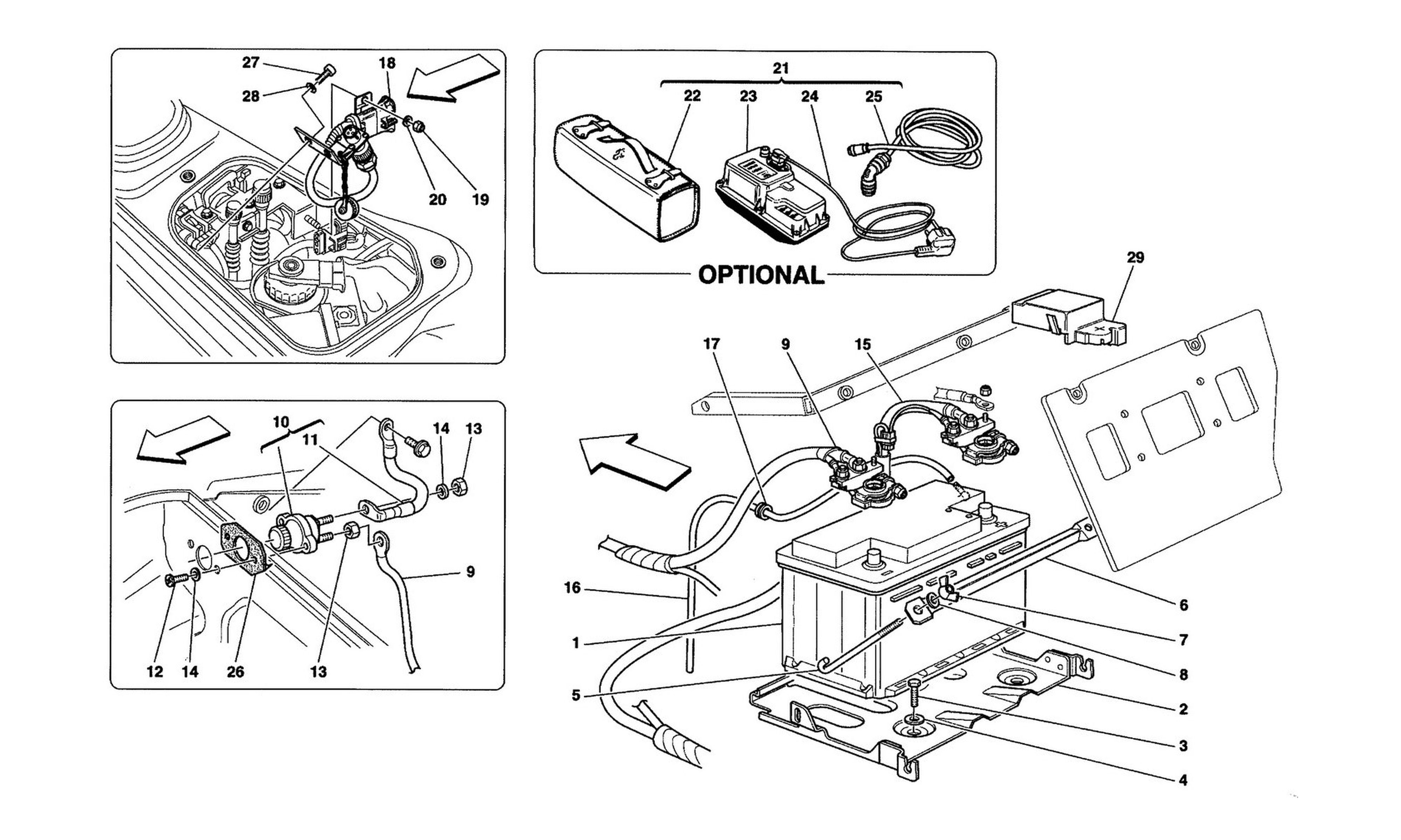 Schematic: Battery