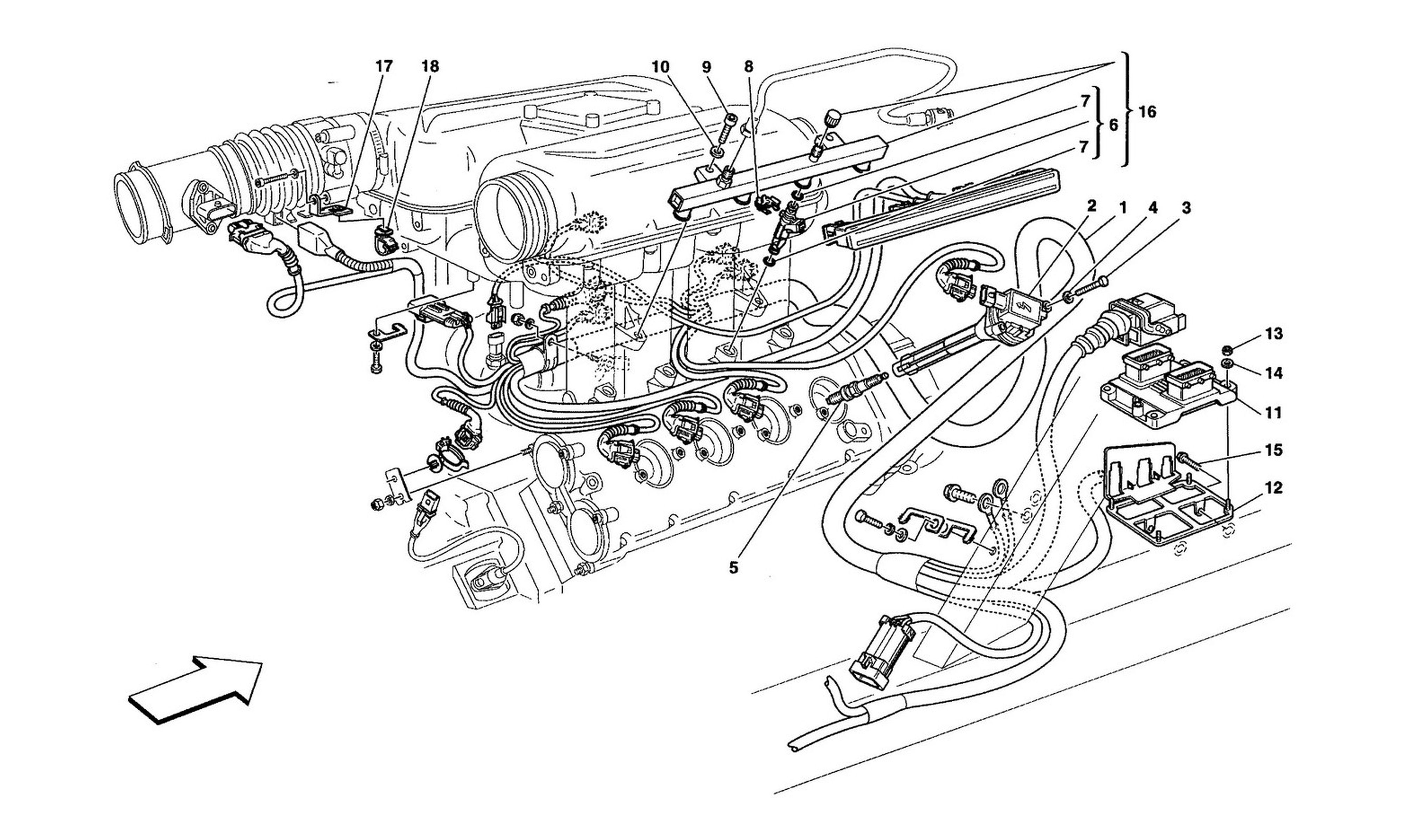 Schematic: Injection Device - Ignition